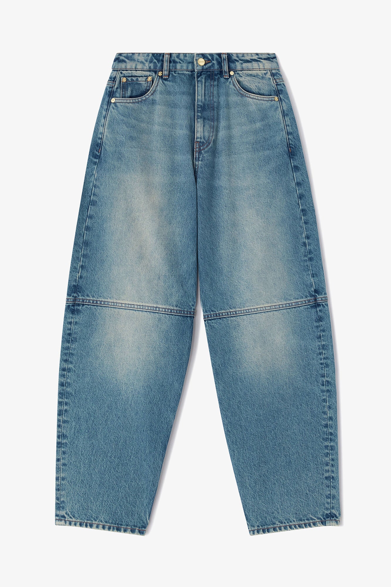 Stary Jeans in Tint Rigid Denim - GANNI