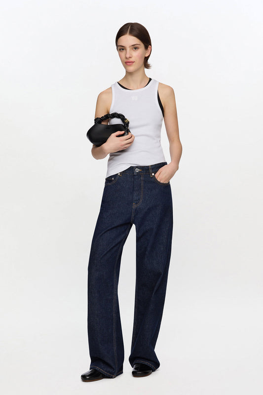 Izey Jeans in Dark Rinse Denim - GANNI