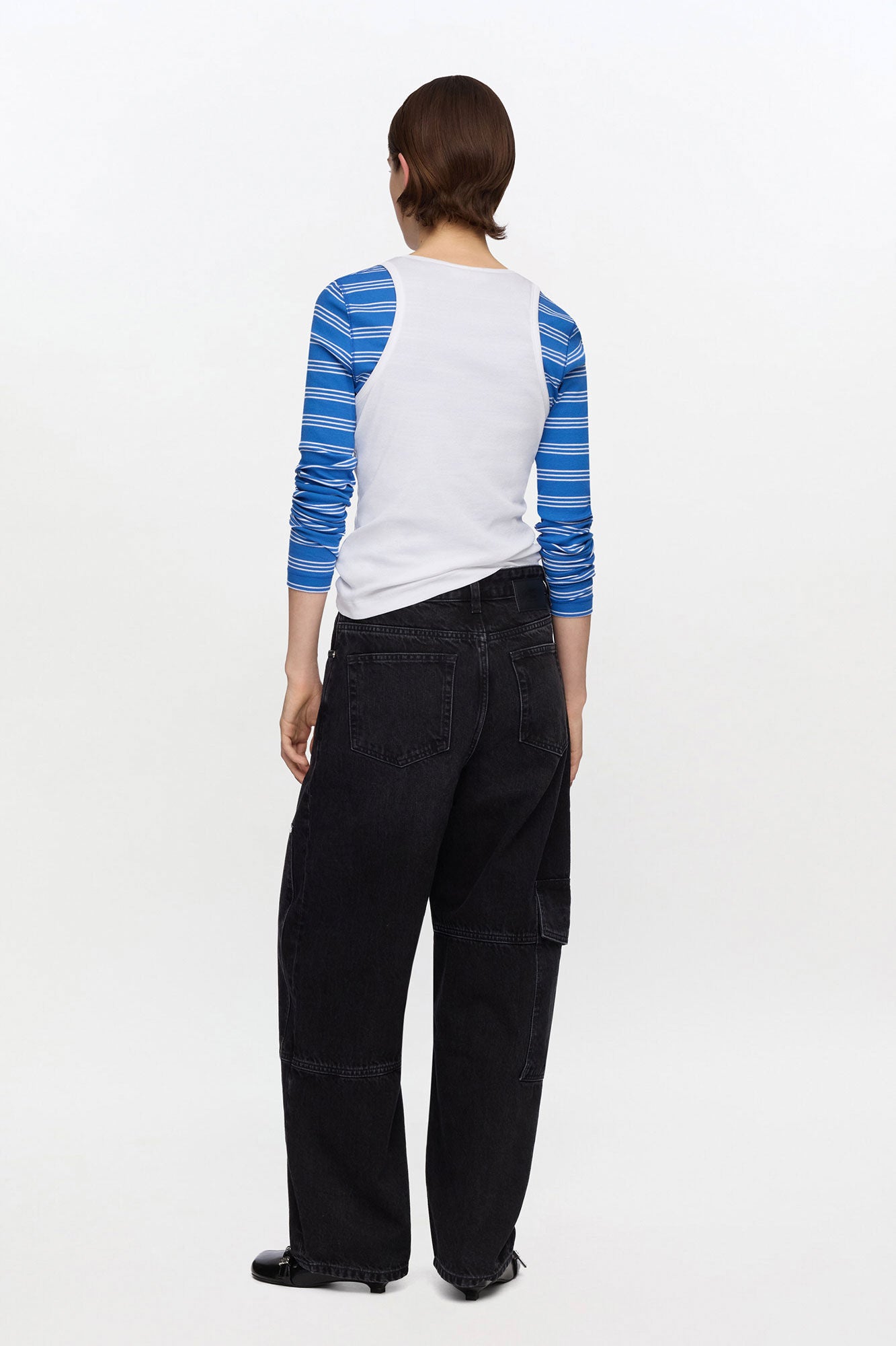 Audri Jeans in Black Rigid Denim - GANNI
