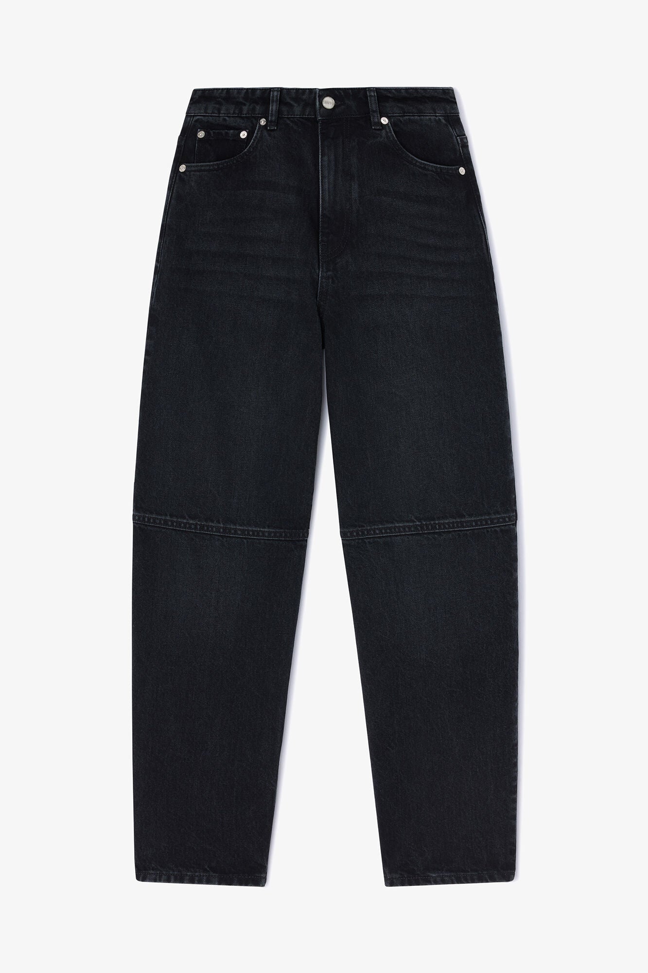Audri Jeans in Black Rigid Denim - GANNI