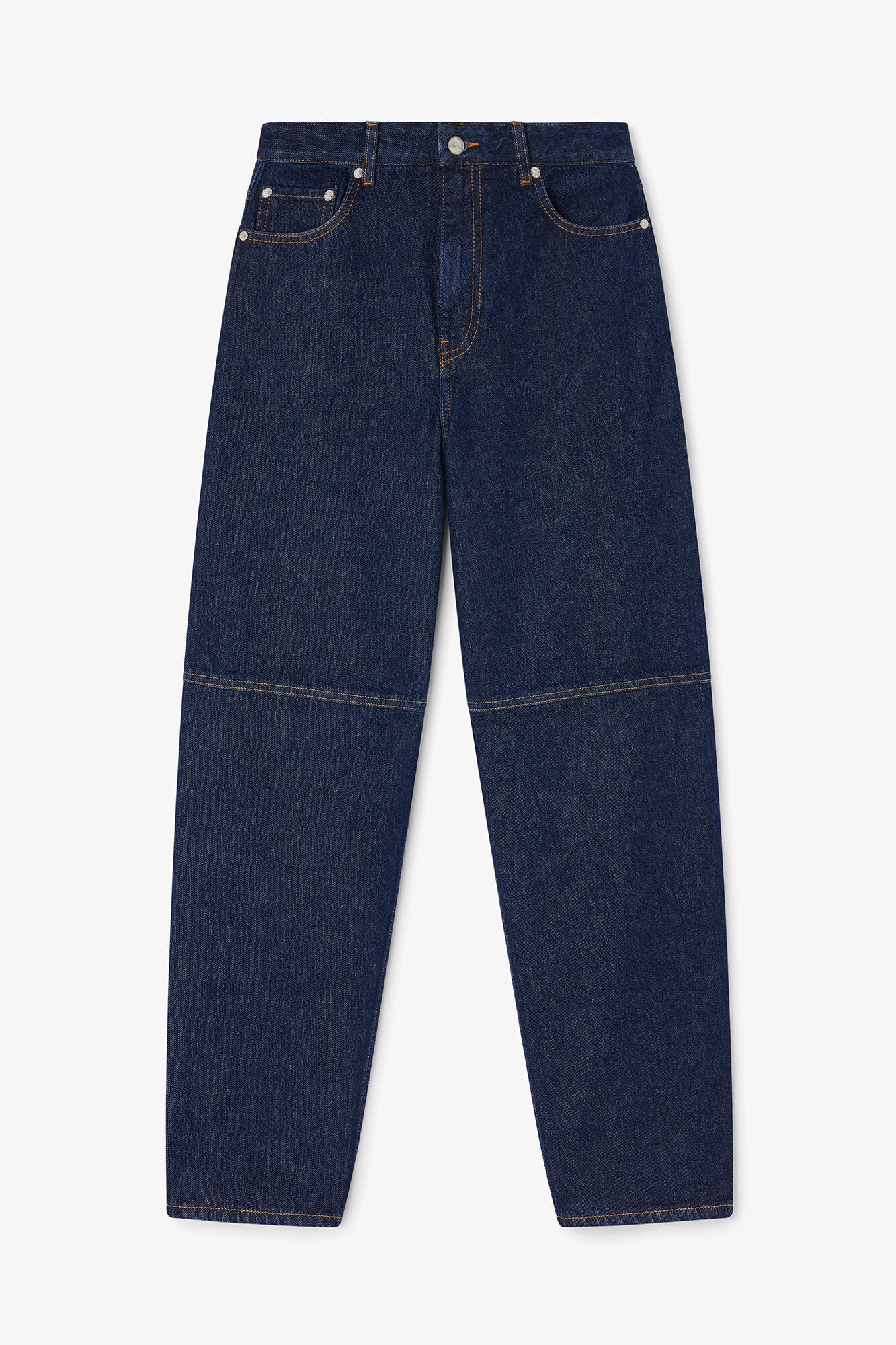 Stary Jeans in Dark Rinse Denim - GANNI