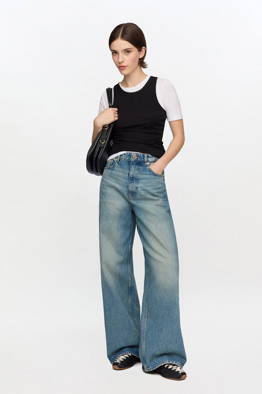 Lari Jeans in Tint Rigid Denim - GANNI