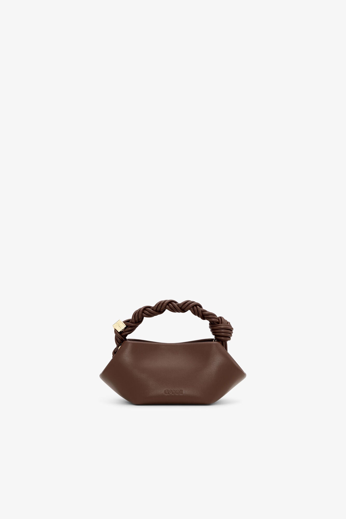Chocolate Fondant Brown Mini Bou Bag - GANNI