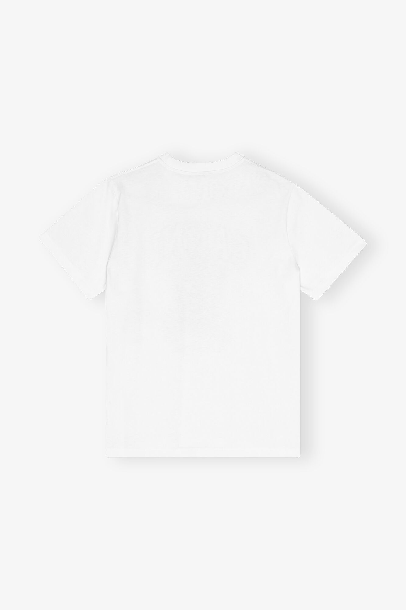 White Basic Jersey Leopard Relaxed T-shirt - GANNI