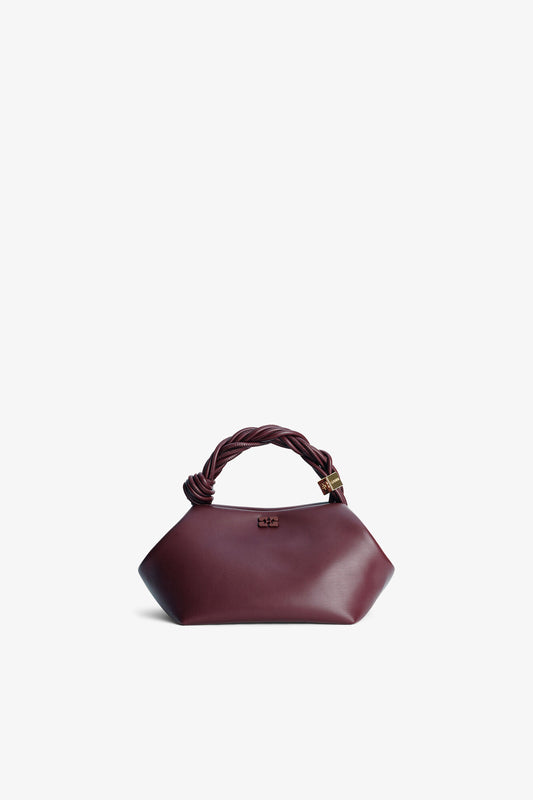Burgundy Burgundy Small Bou Bag - GANNI