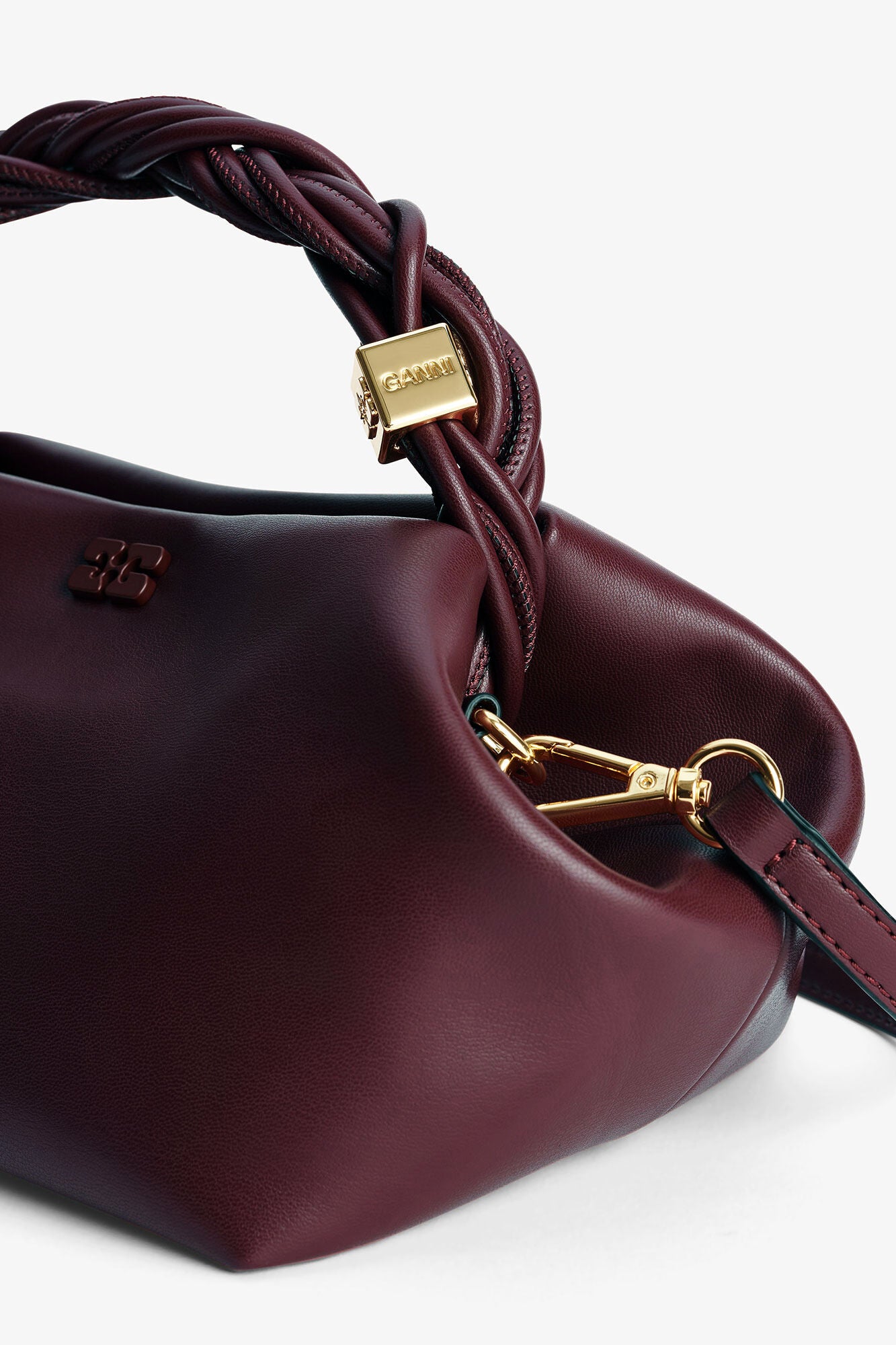 Burgundy Burgundy Small Bou Bag - GANNI