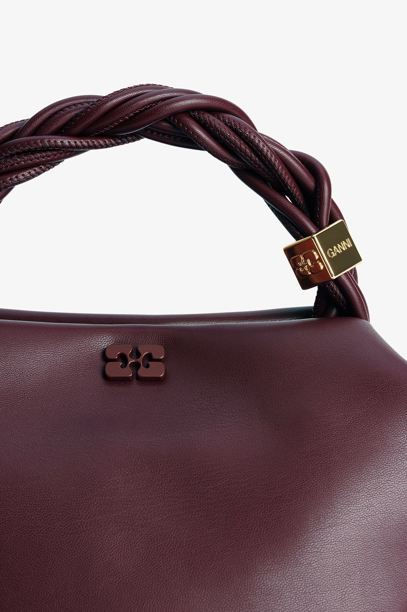 Burgundy Burgundy Small Bou Bag - GANNI