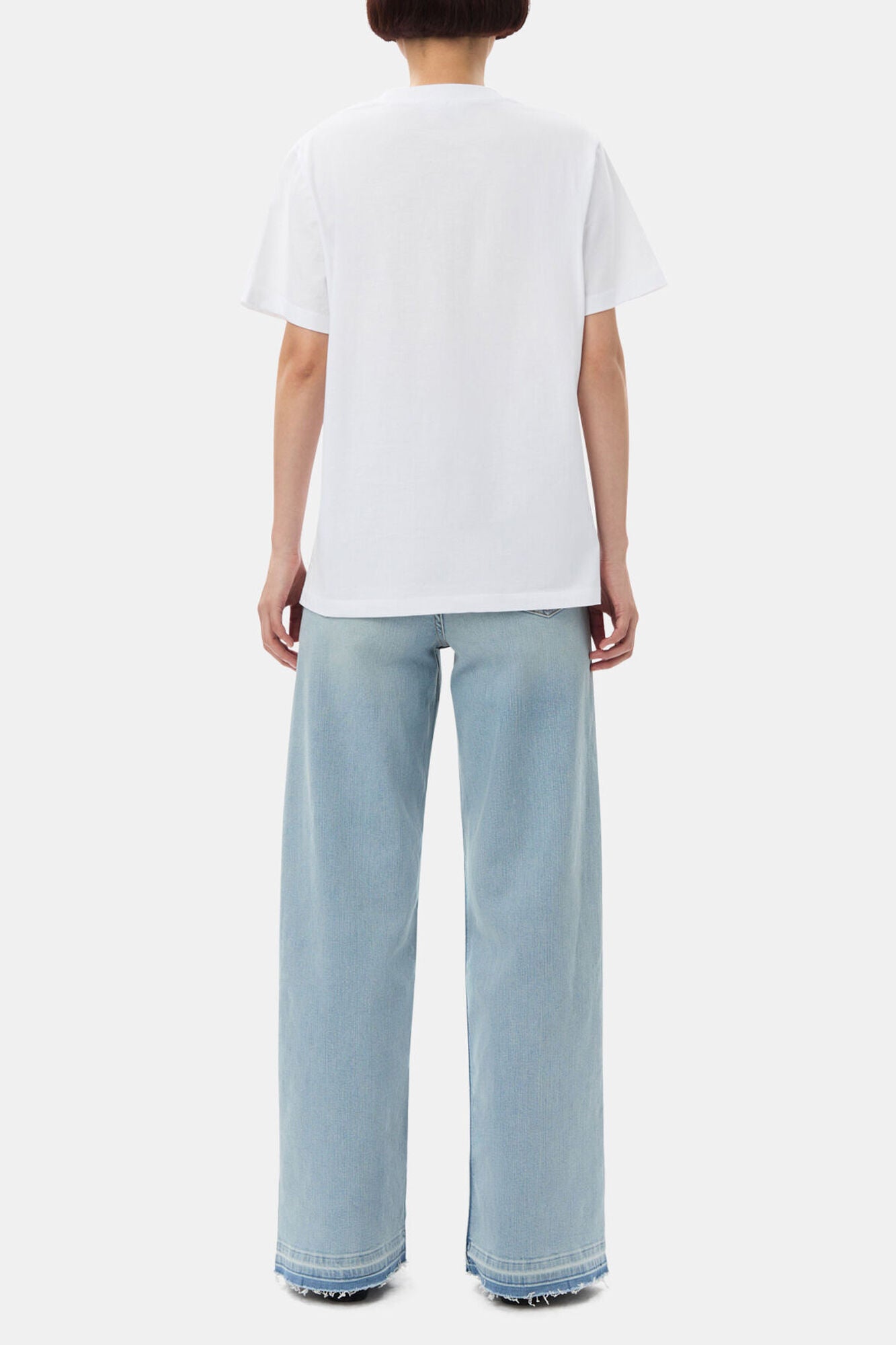 Relaxed Peach T-shirt - GANNI