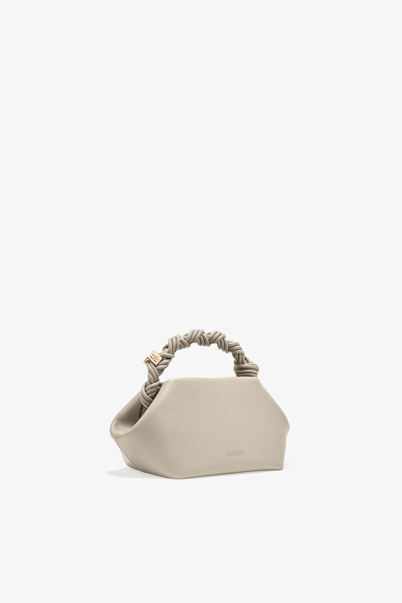 Oyster Gray Light Grey Small Bou Bag - GANNI