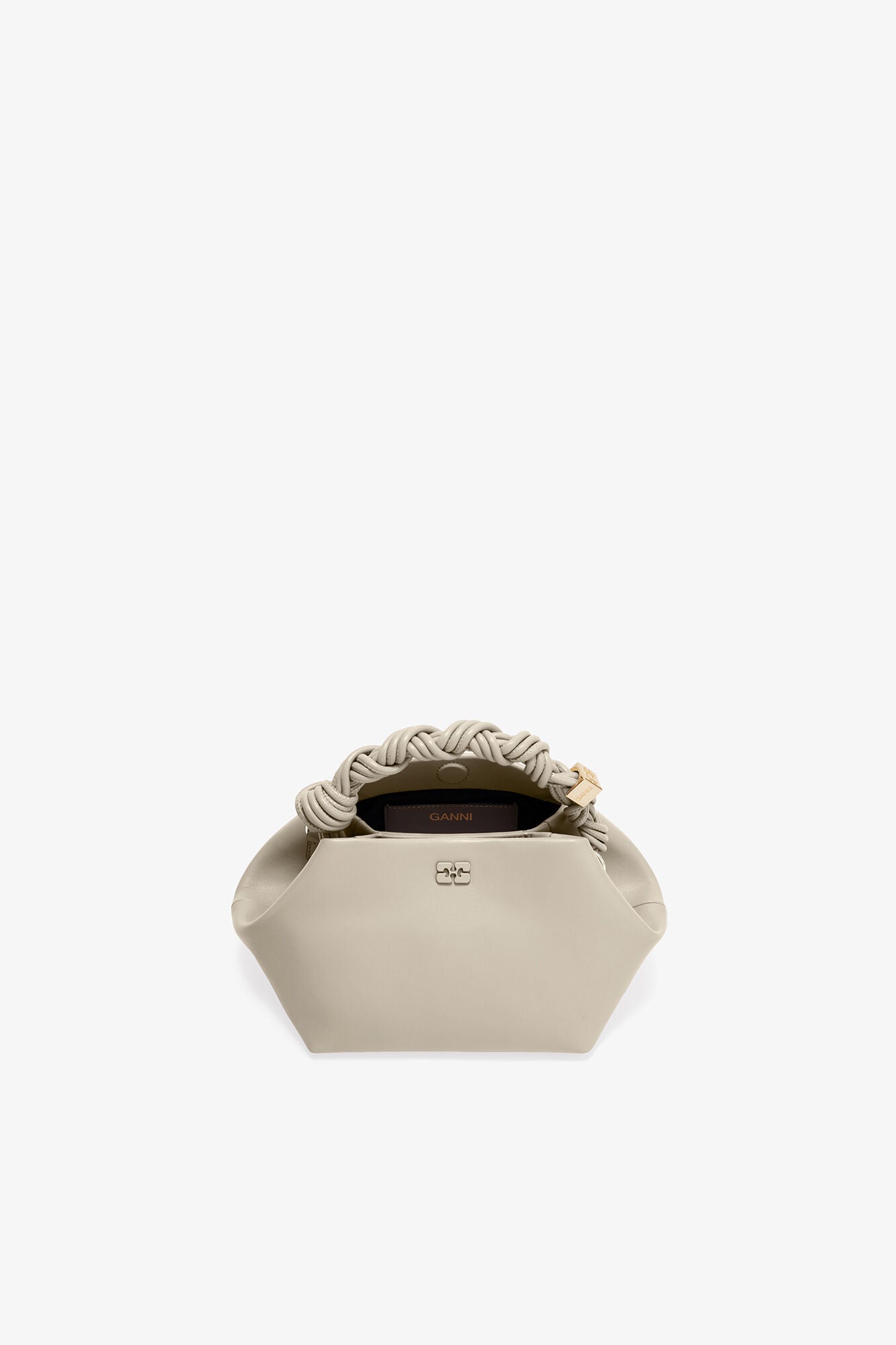 Oyster Gray Light Grey Small Bou Bag - GANNI