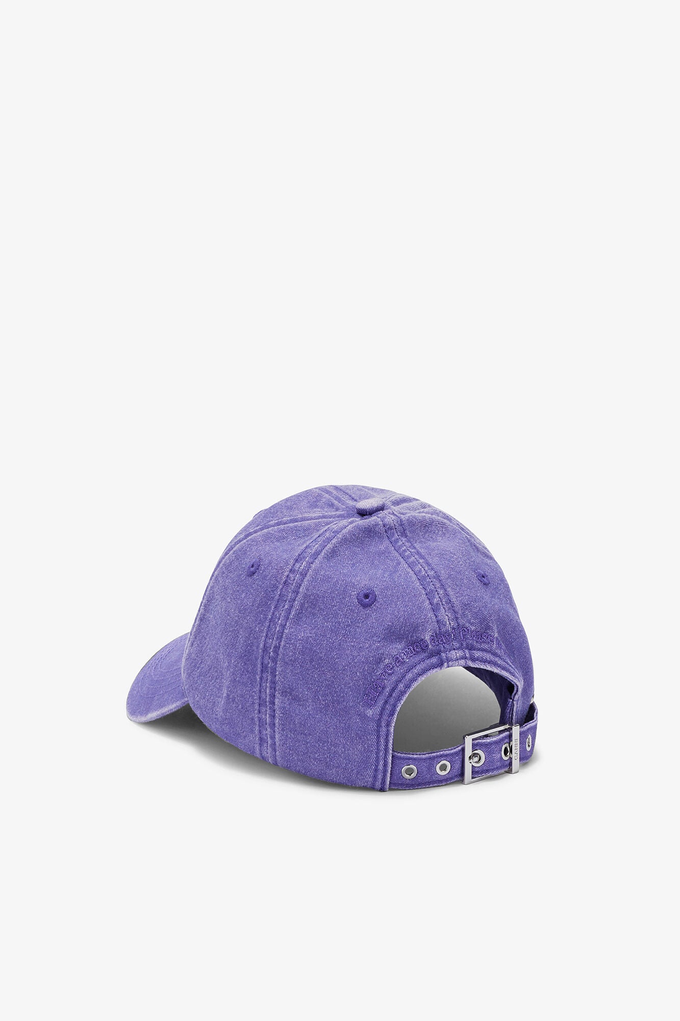 Passion Flower Washed Canvas Cap - GANNI