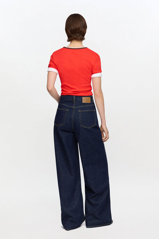 Lari Jeans in Dark Rinse Denim - GANNI