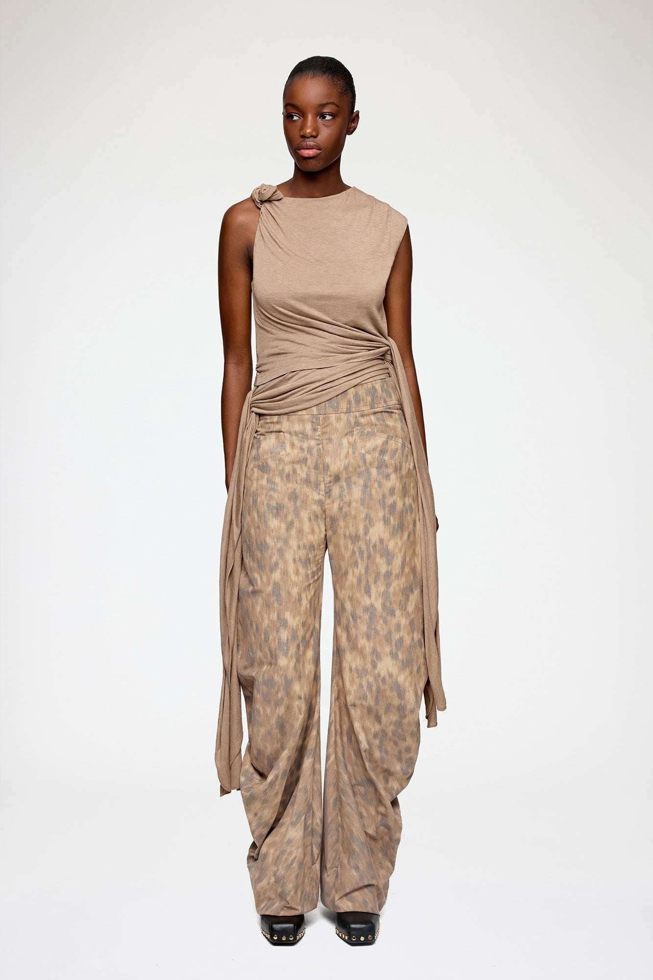 Pants in Printed Cotton - GANNI