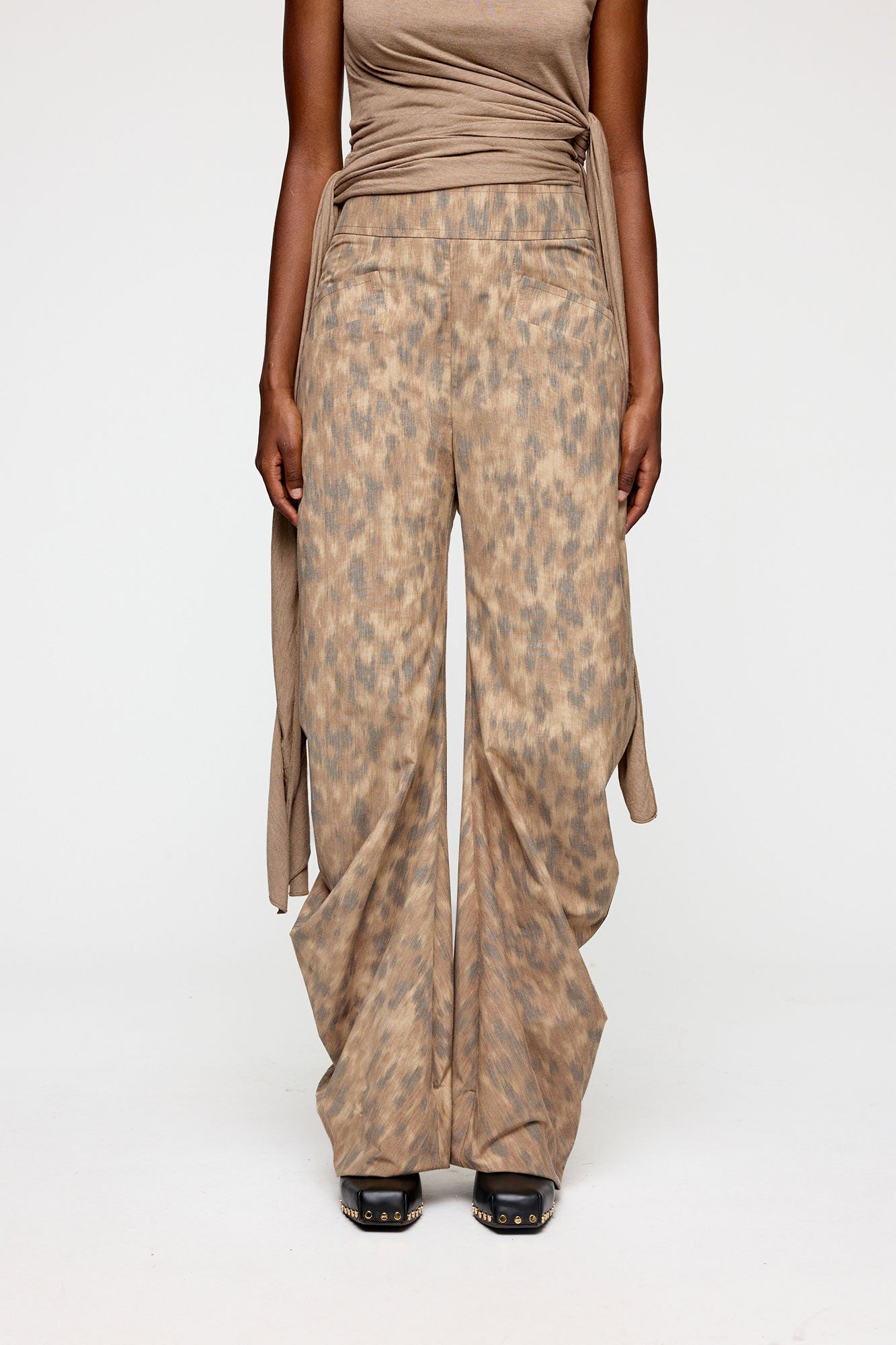 Pants in Printed Cotton - GANNI