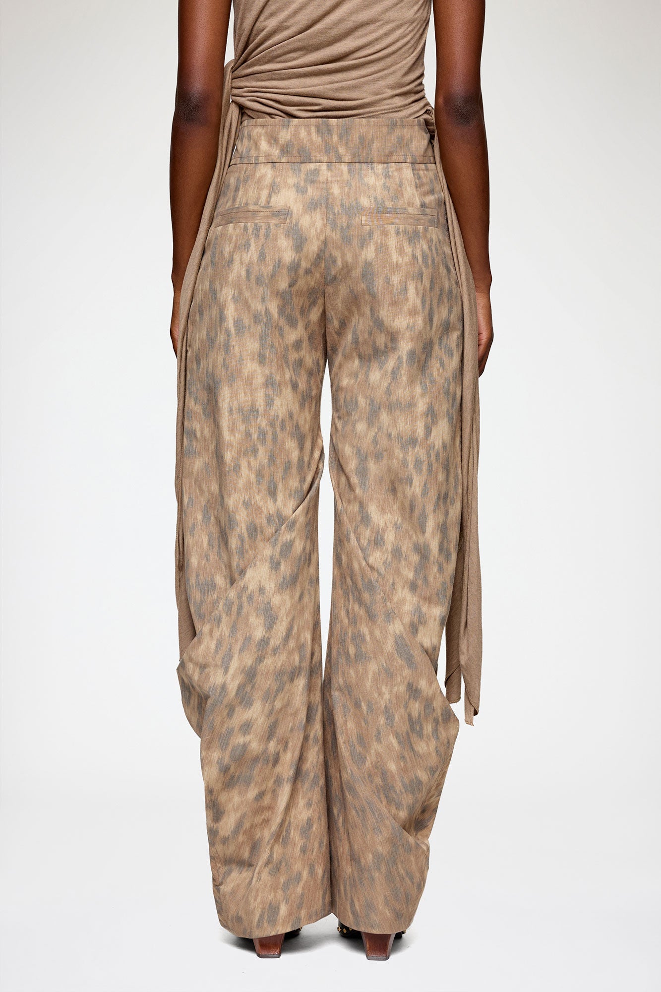 Pants in Printed Cotton - GANNI