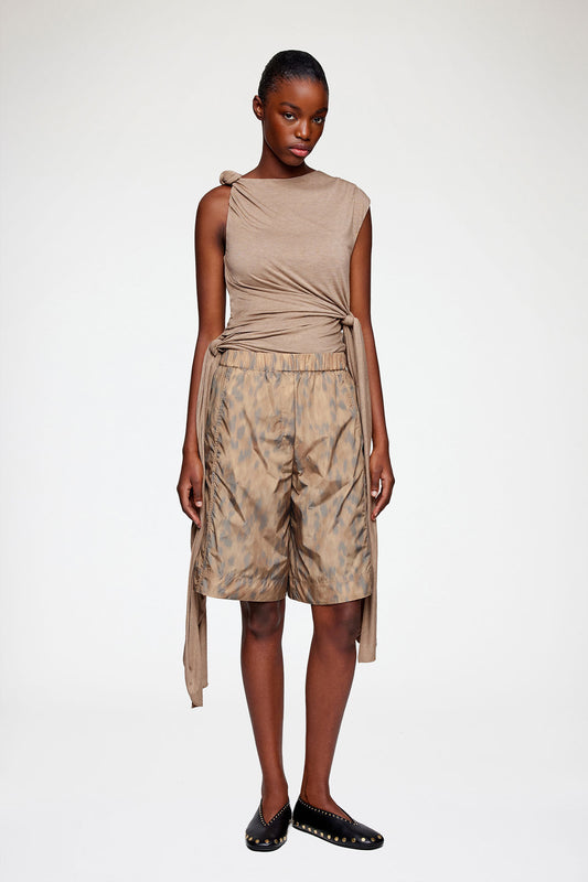Shorts in Printed Nylon - GANNI