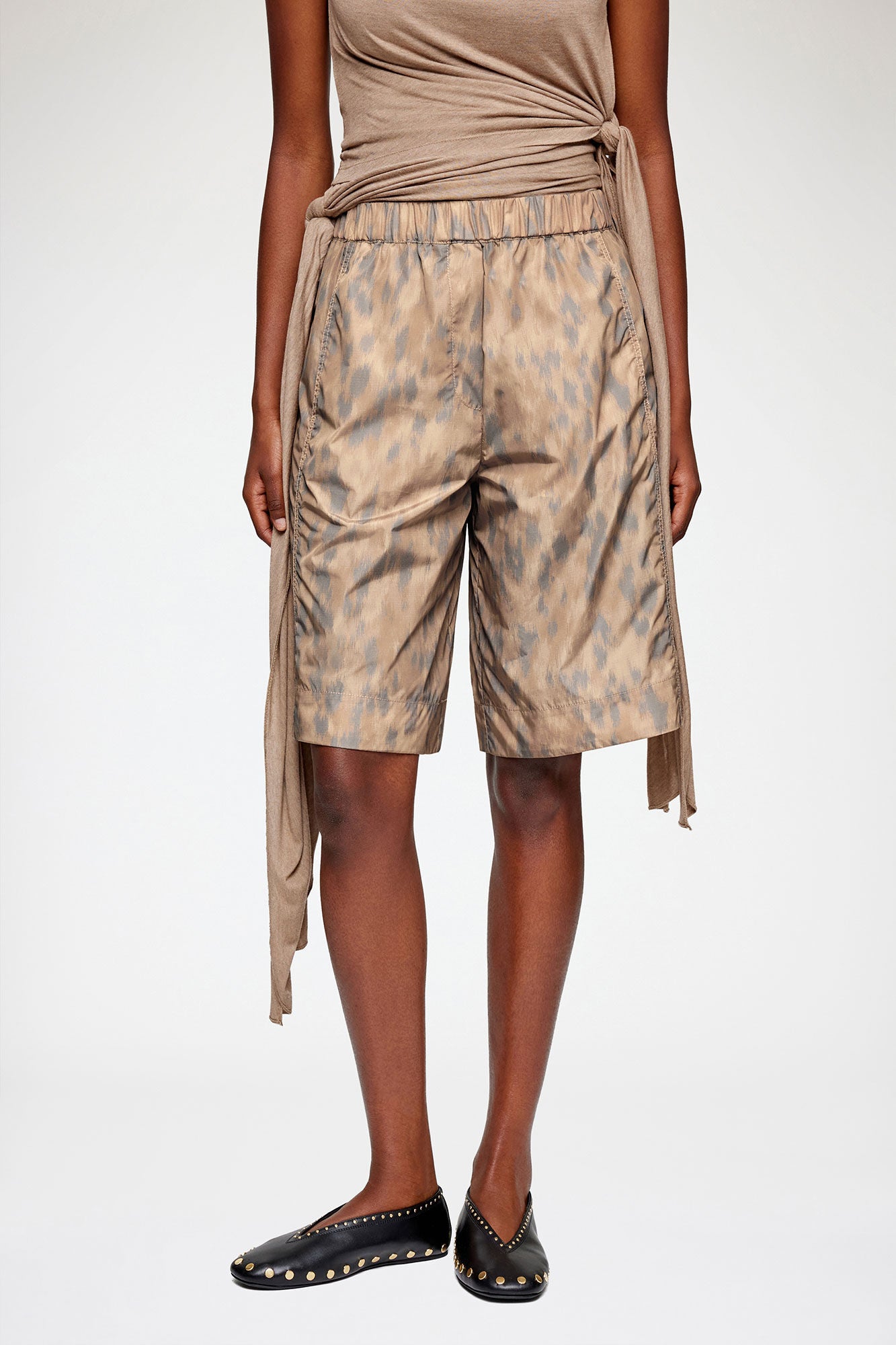 Shorts in Printed Nylon - GANNI