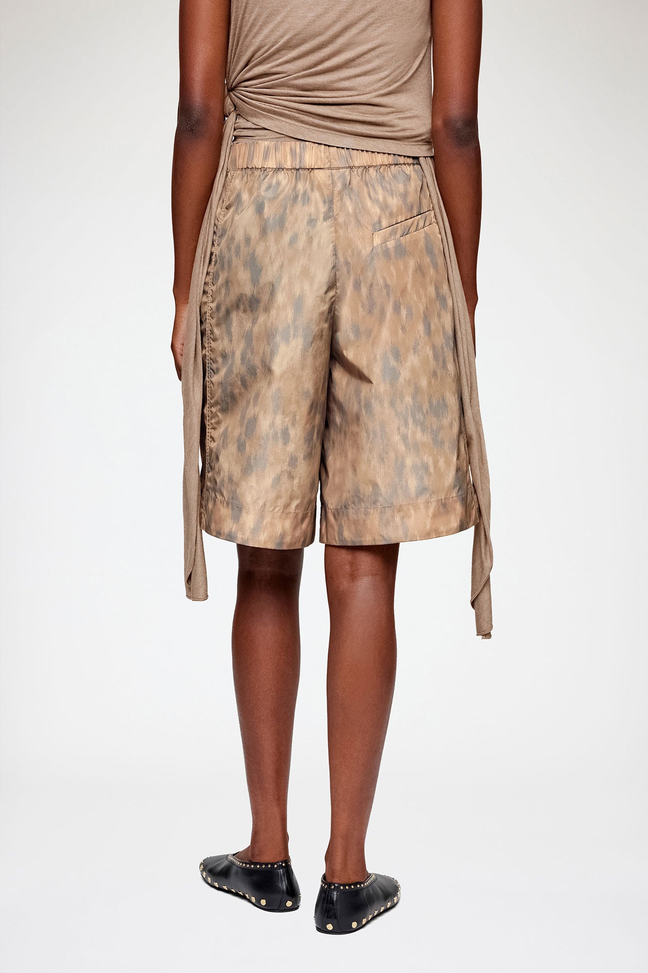 Shorts in Printed Nylon - GANNI