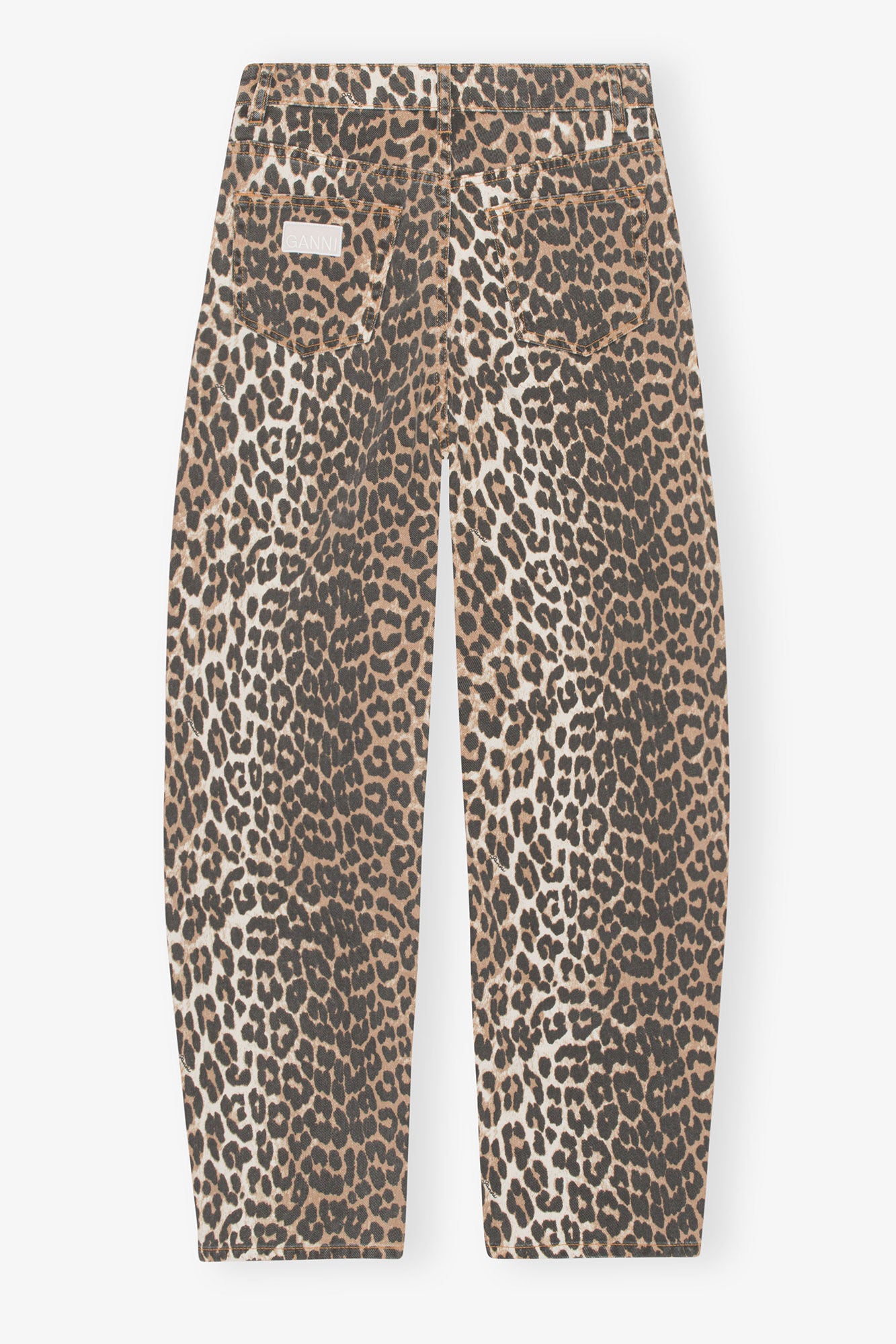 Stary Jeans in Leopard Print - GANNI