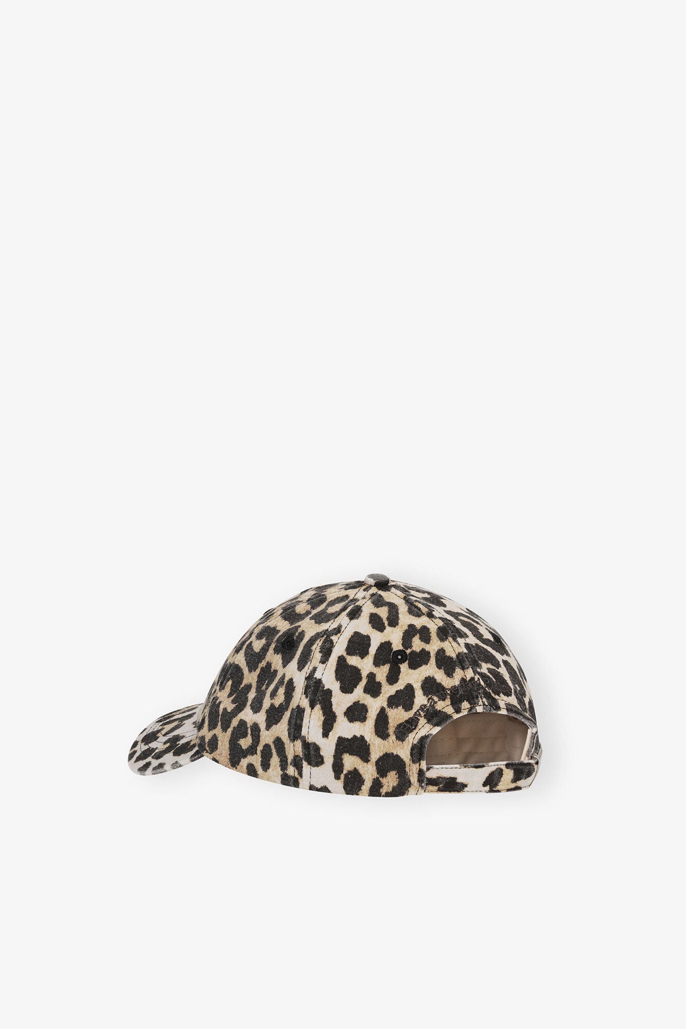 Leopard Leopard Canvas Cap - GANNI