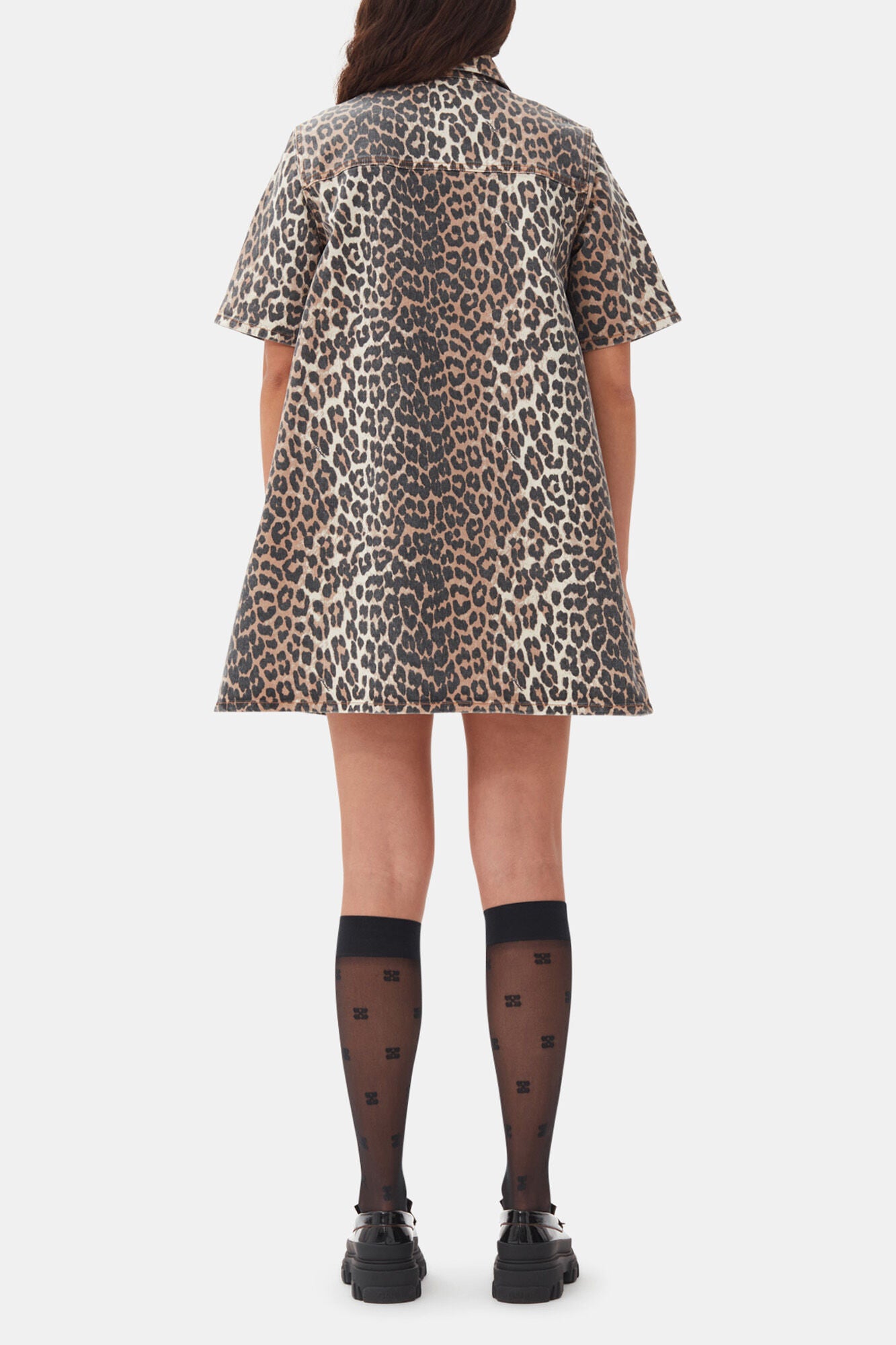 Leopard Mini Dress - GANNI
