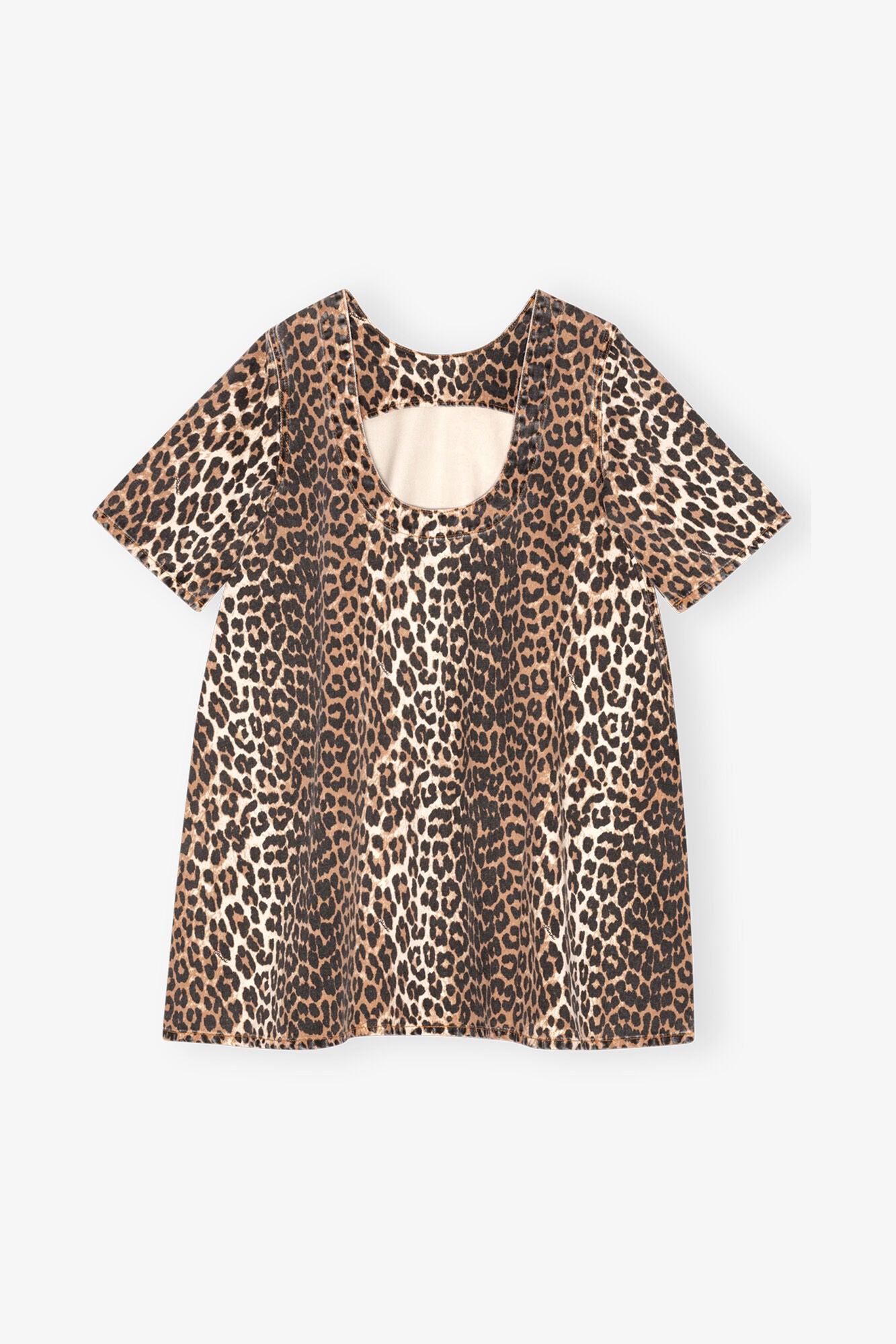 Leopard Mini Dress - GANNI