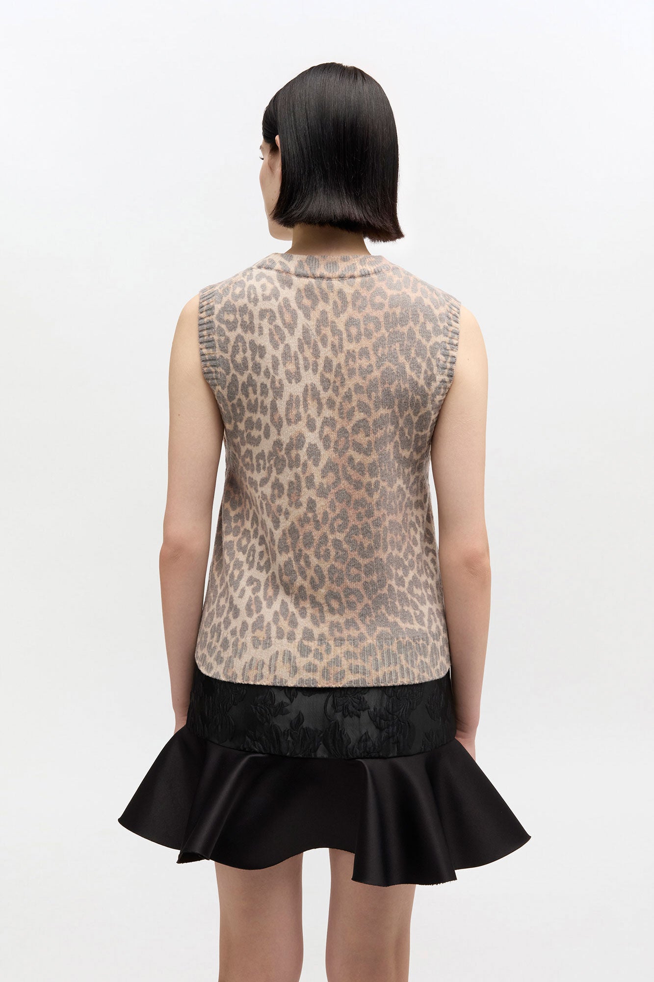 Graphic Wool Vest - GANNI