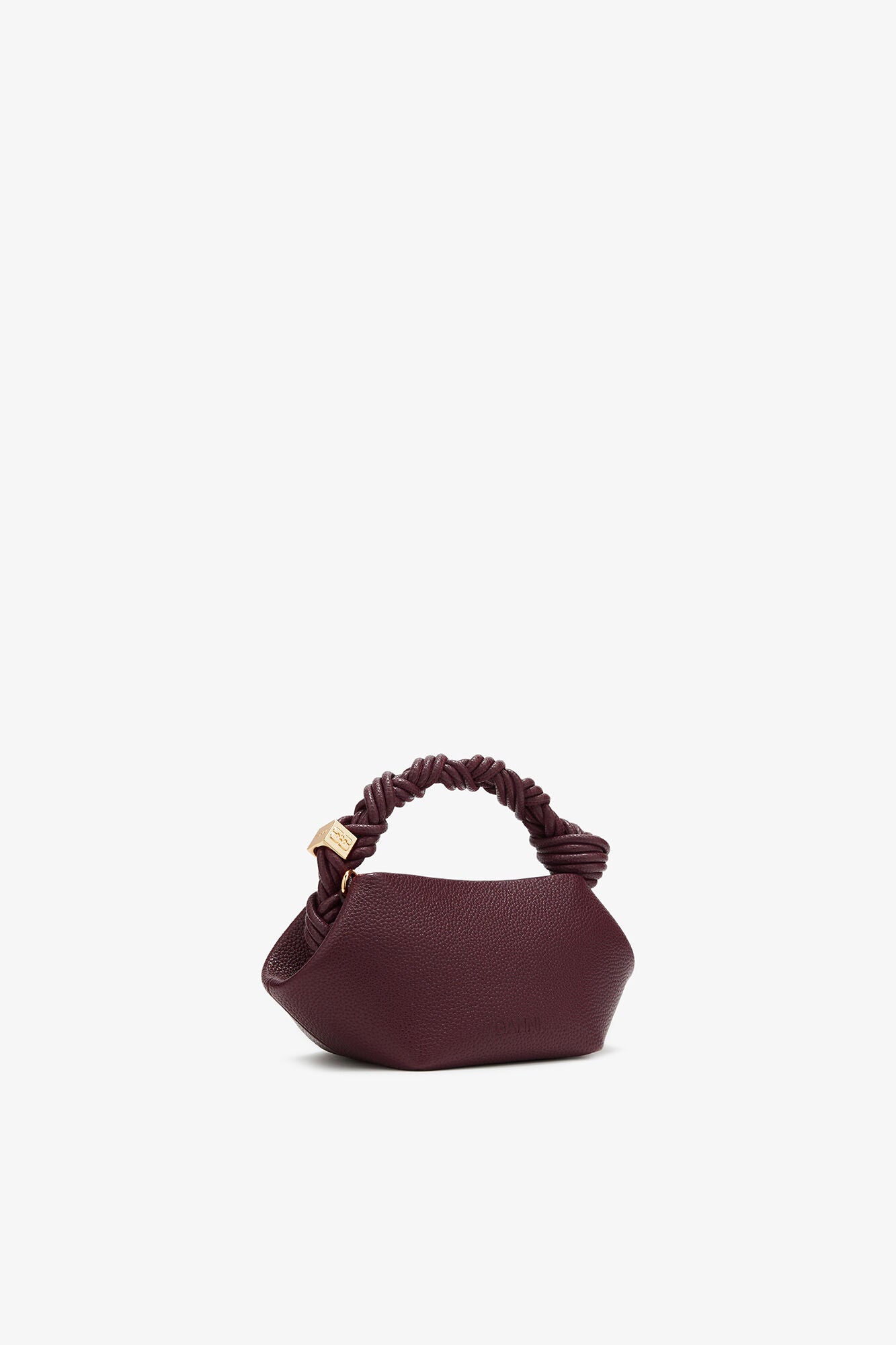 Port Royale Mini Bou Bag in Burgundy - GANNI
