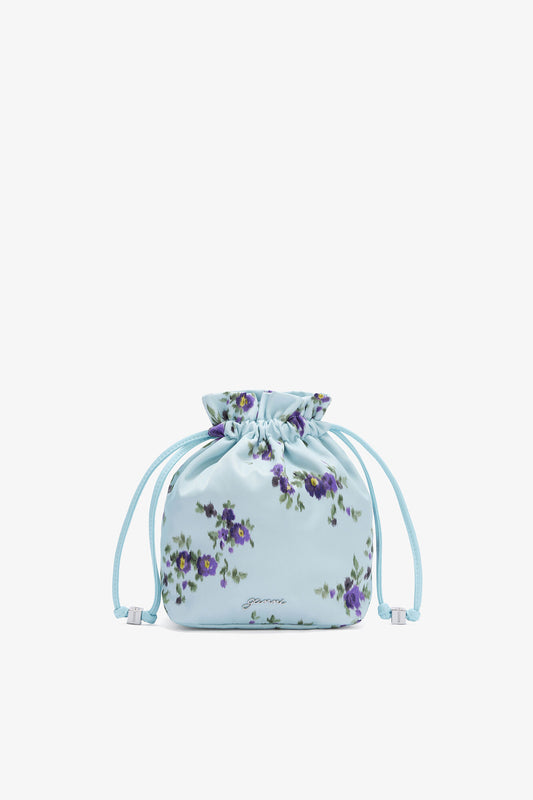 Iced Aqua Pouch in Printed Nylon - GANNI