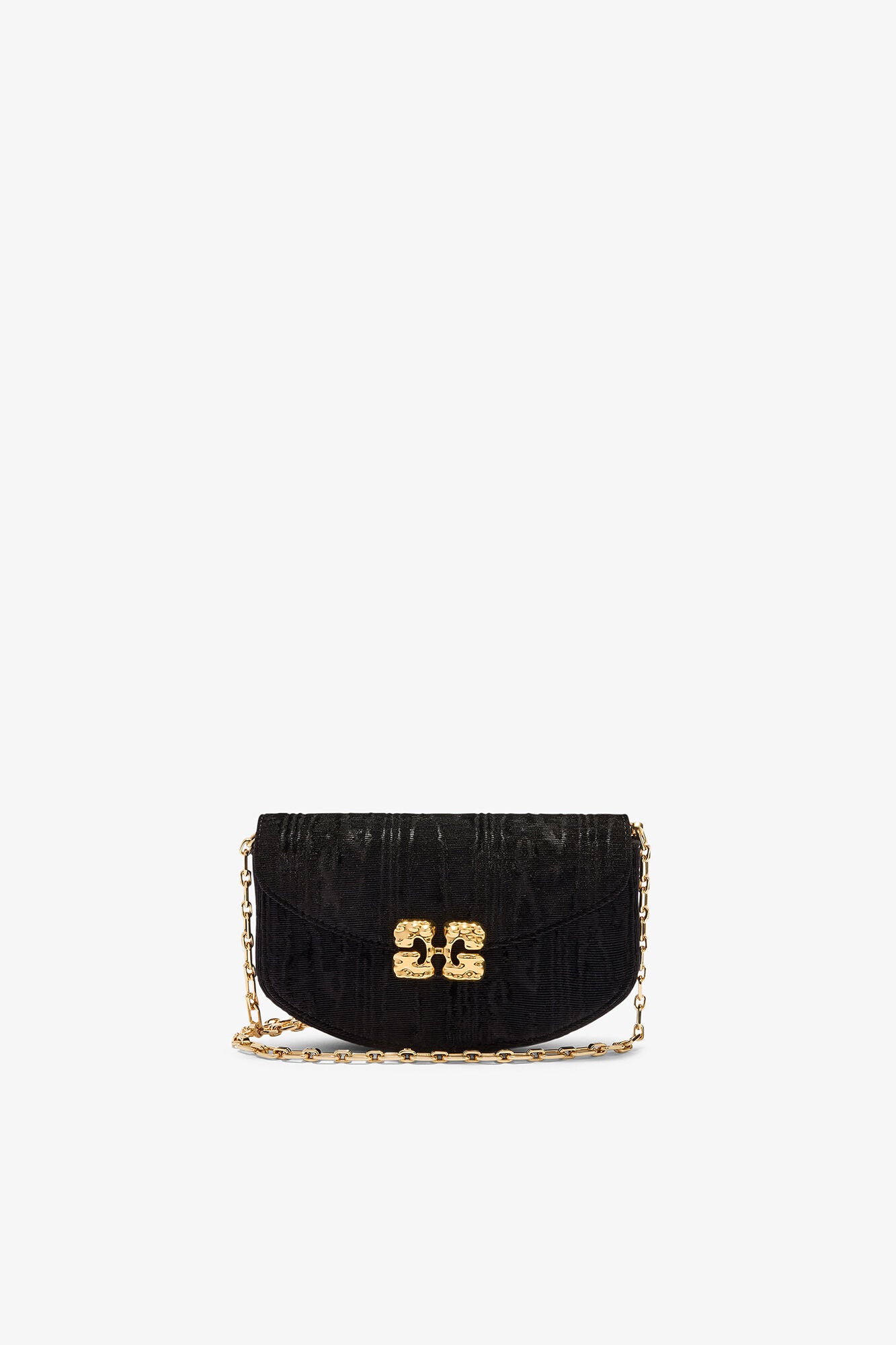 Lulu Wallet On Chain in Velvet Moire - GANNI