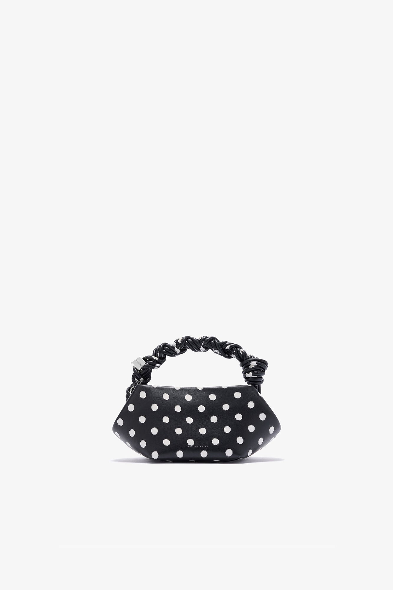 Black Polka-Dot Mini Bou Bag - GANNI