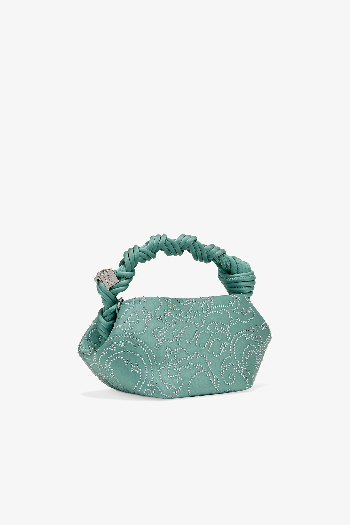 Brook Green Green Rhinestone Mini Bou Bag - GANNI