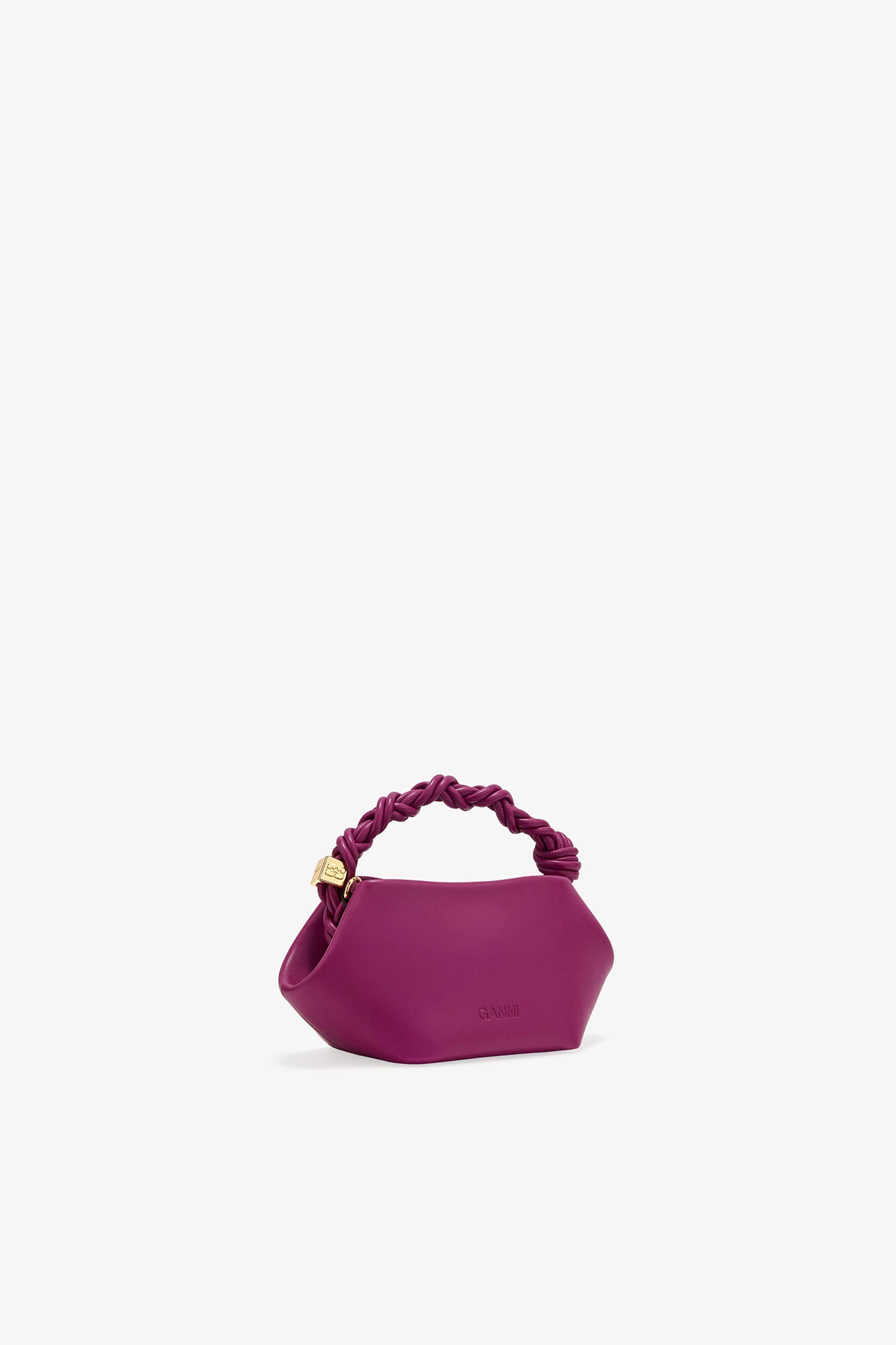Boysenberry Purple Mini Bou Bag - GANNI