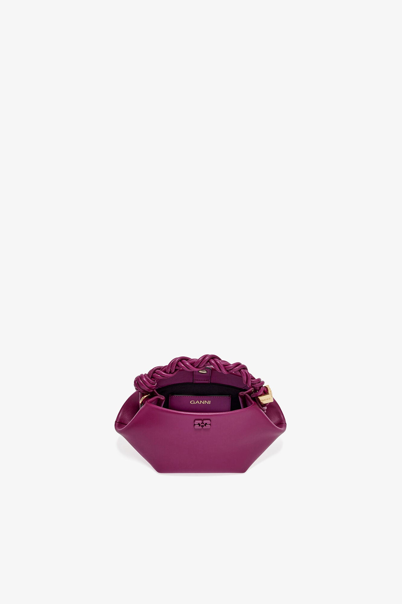 Boysenberry Purple Mini Bou Bag - GANNI