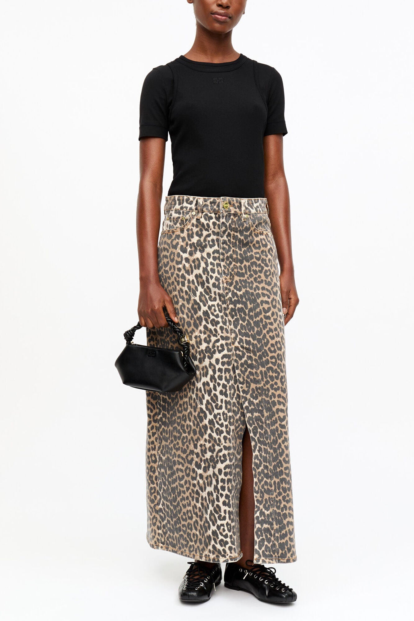 Black Black Mini Bou Bag - GANNI