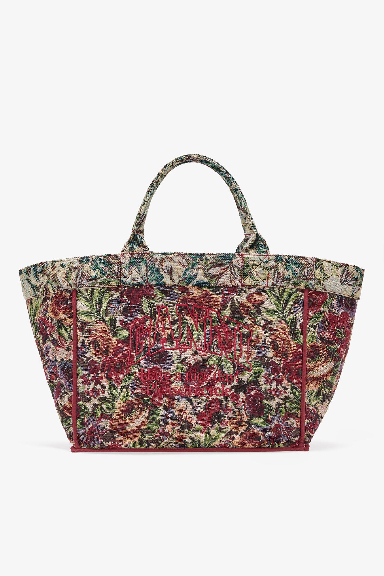 Jadeite Tapestry XXL Tote - GANNI