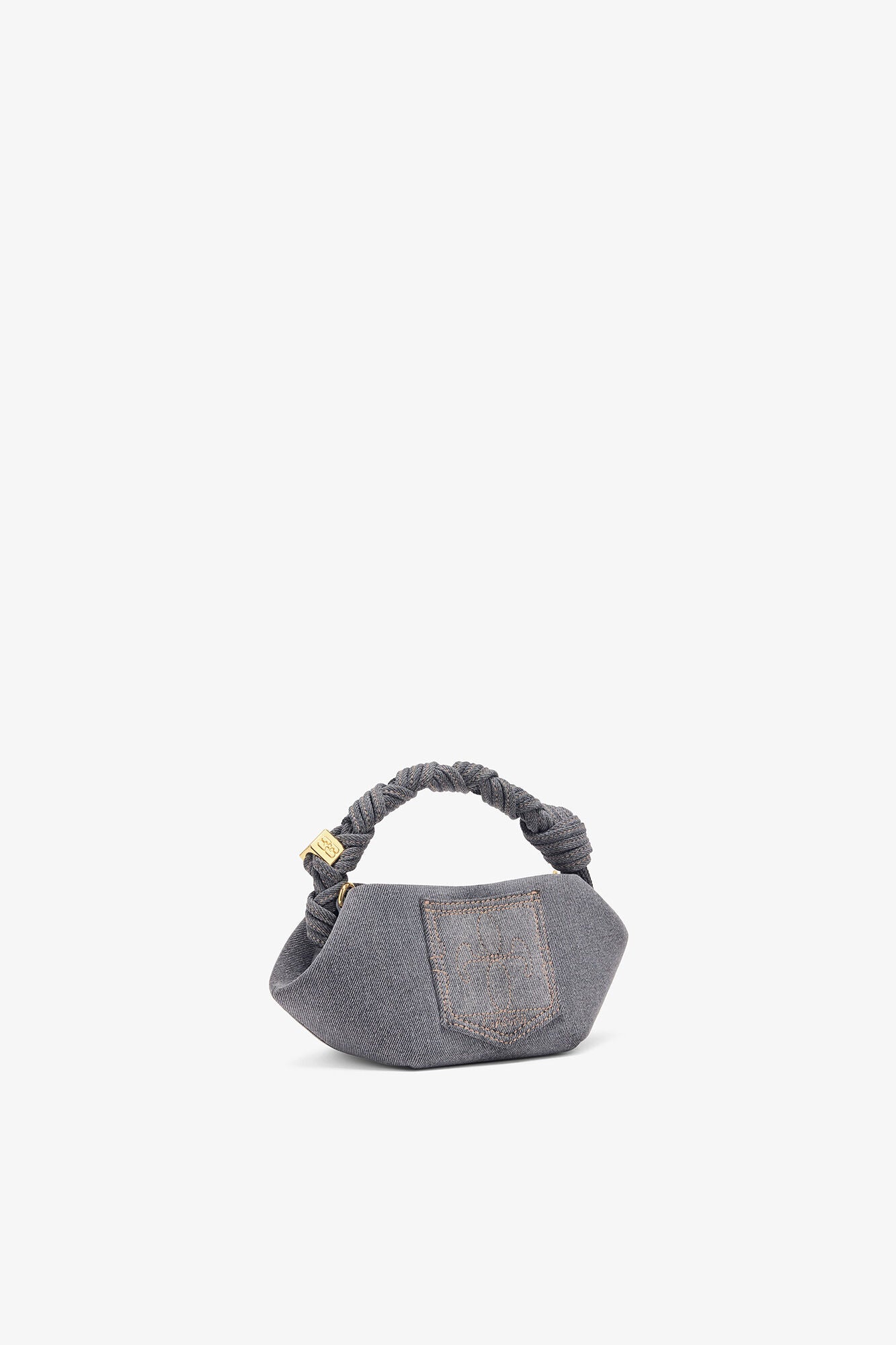 Lava Smoke Washed Grey Mini Bou Bag - GANNI