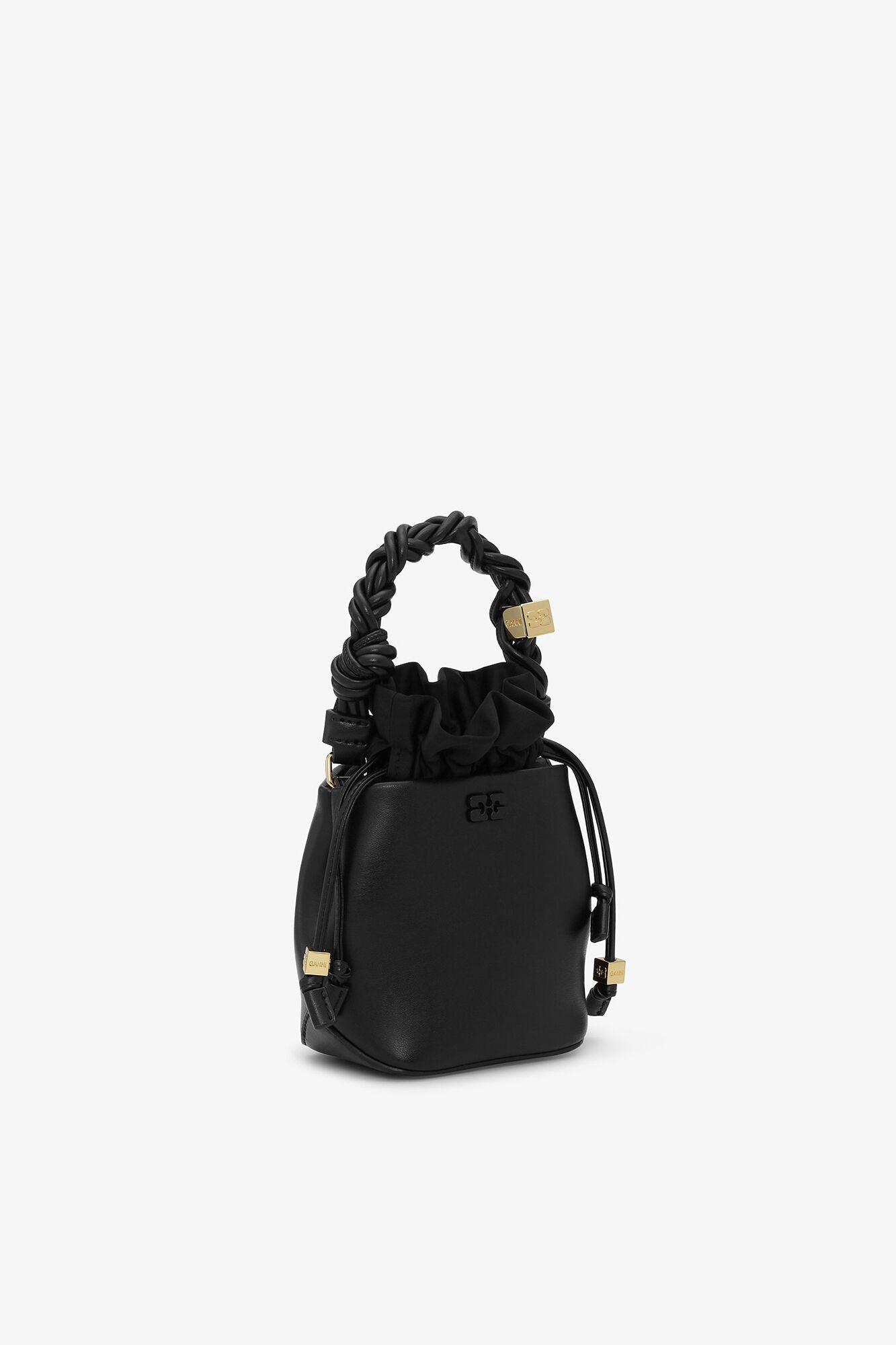 Black Black Mini Bou Bucket Bag - GANNI