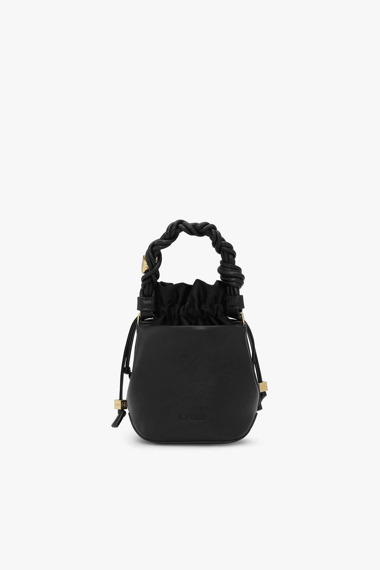 Black Black Mini Bou Bucket Bag - GANNI
