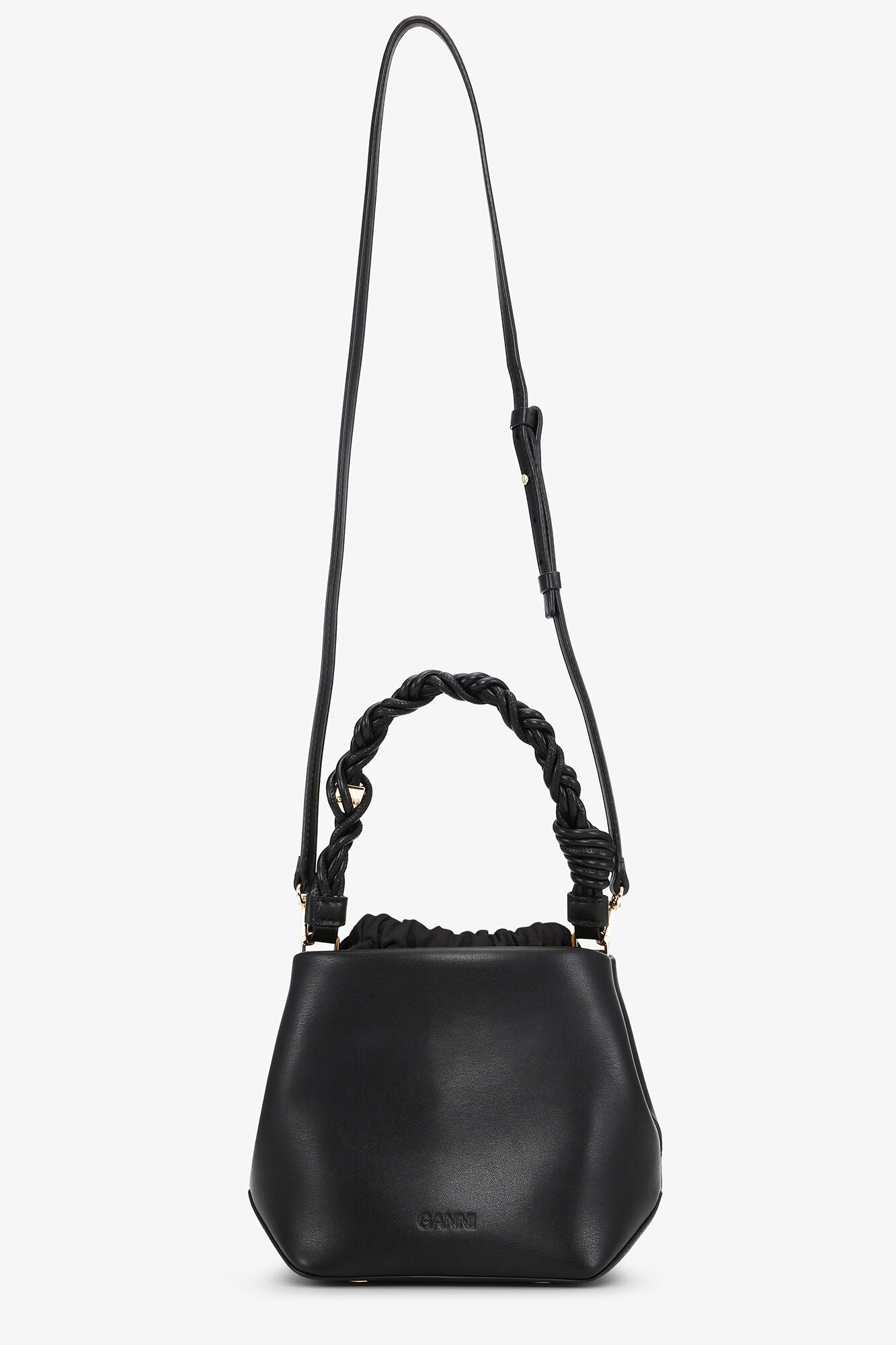 Black Black Bou Bucket Bag - GANNI