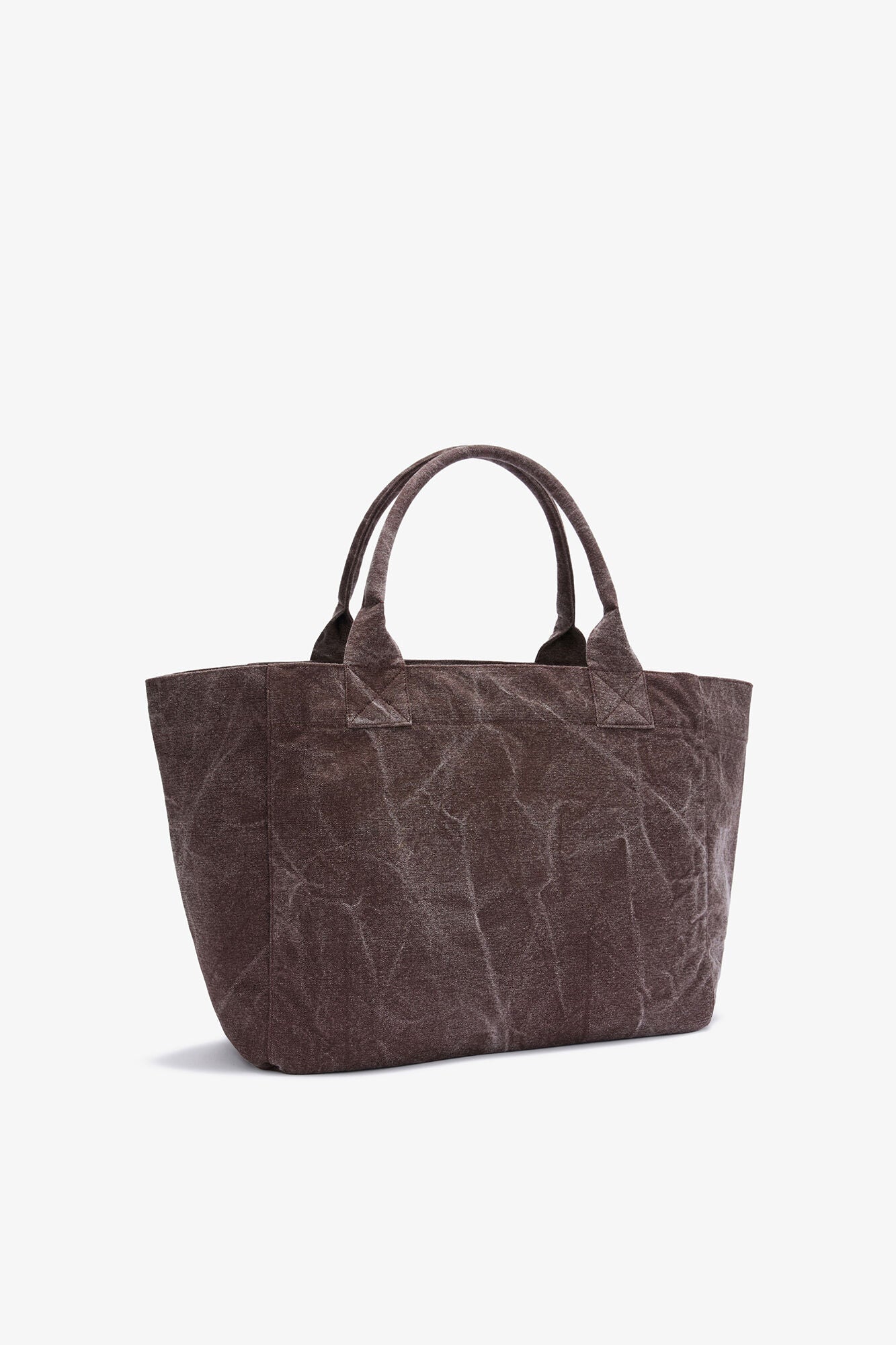 Chicory Coffee Brown Medium Western Boot Tote - GANNI