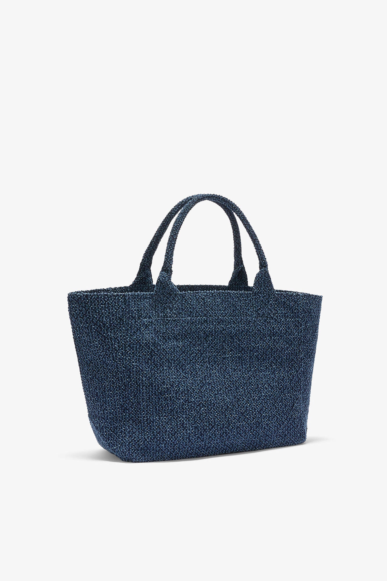 Rinse Denim Medium Bear Tote - GANNI