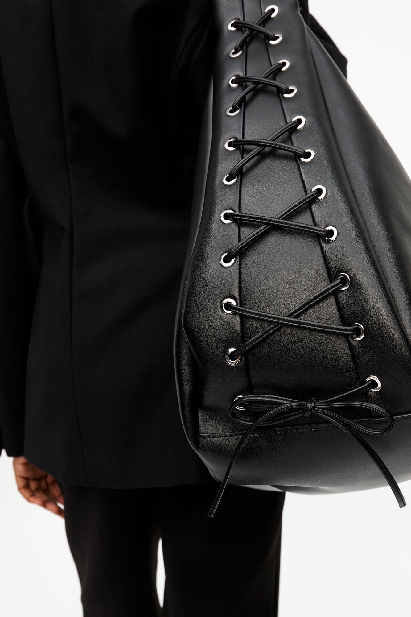 Black Black XXL Hobo Bag - GANNI