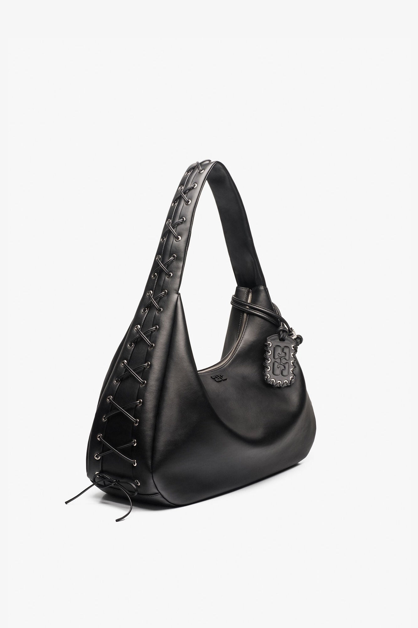 Black Black XXL Hobo Bag - GANNI