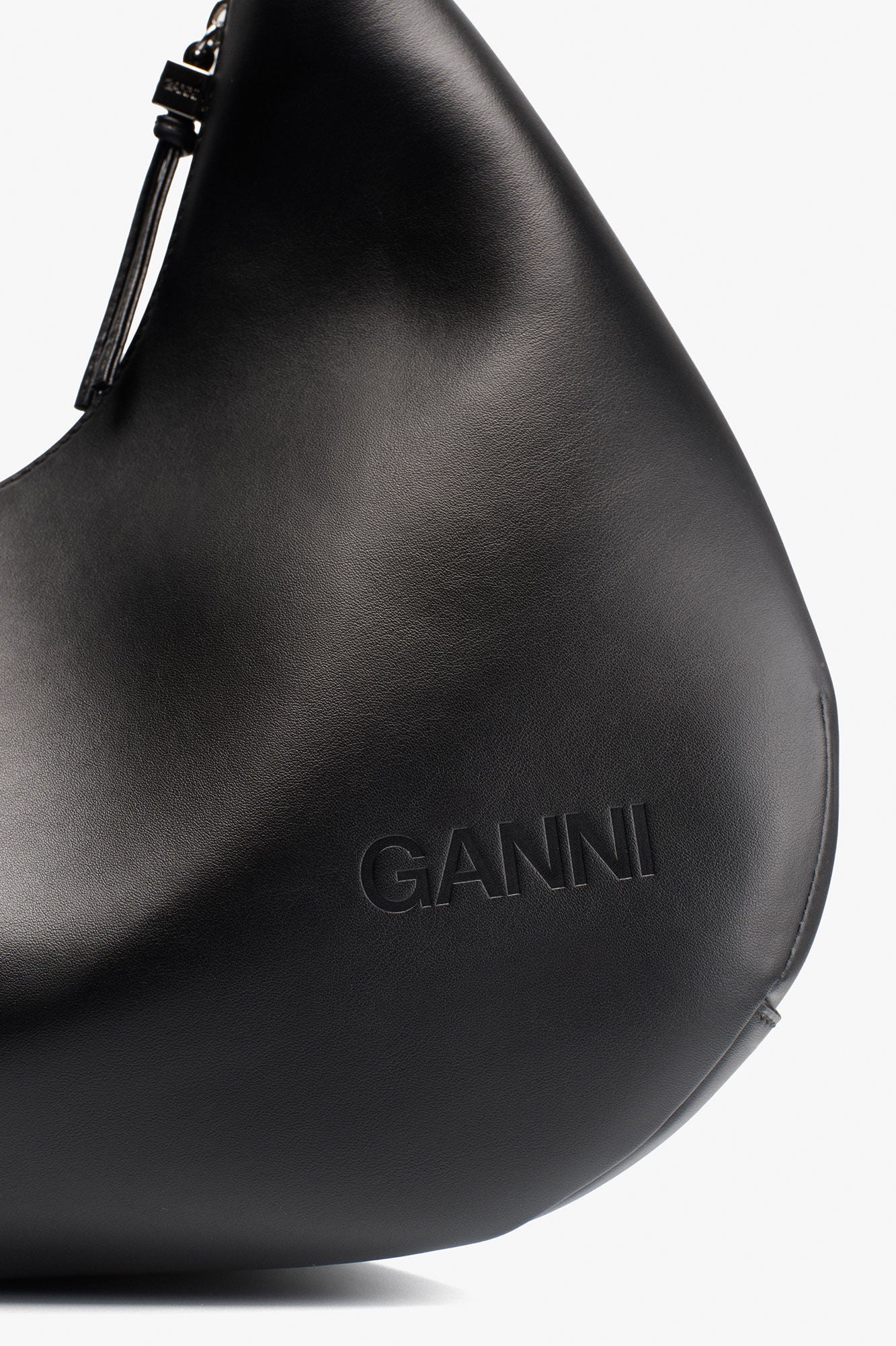 Black Black Medium Hobo Bag - GANNI