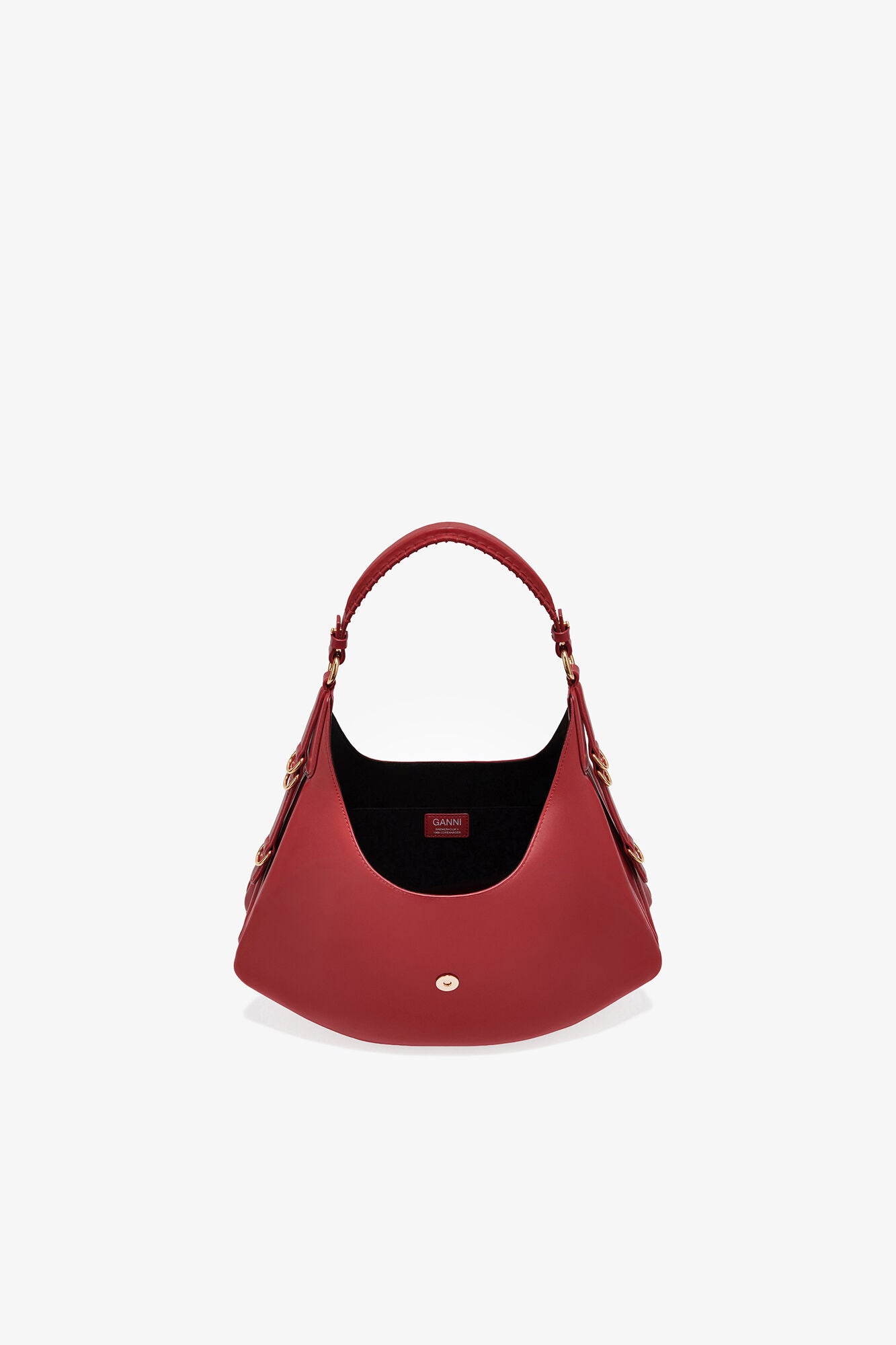 Red Dahlia Red Small Kat Bag - GANNI