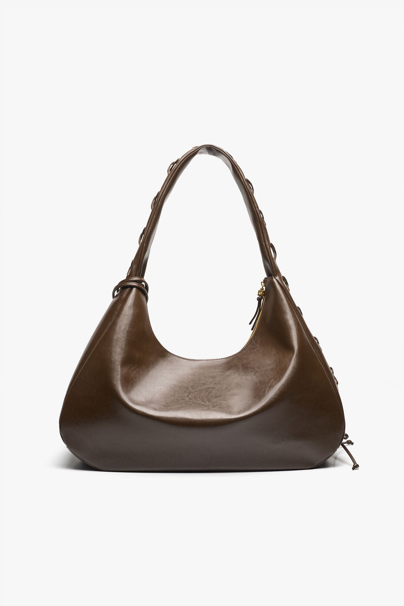 Dark Olive Dark-Olive Oleatex XXL Hobo Bag - GANNI