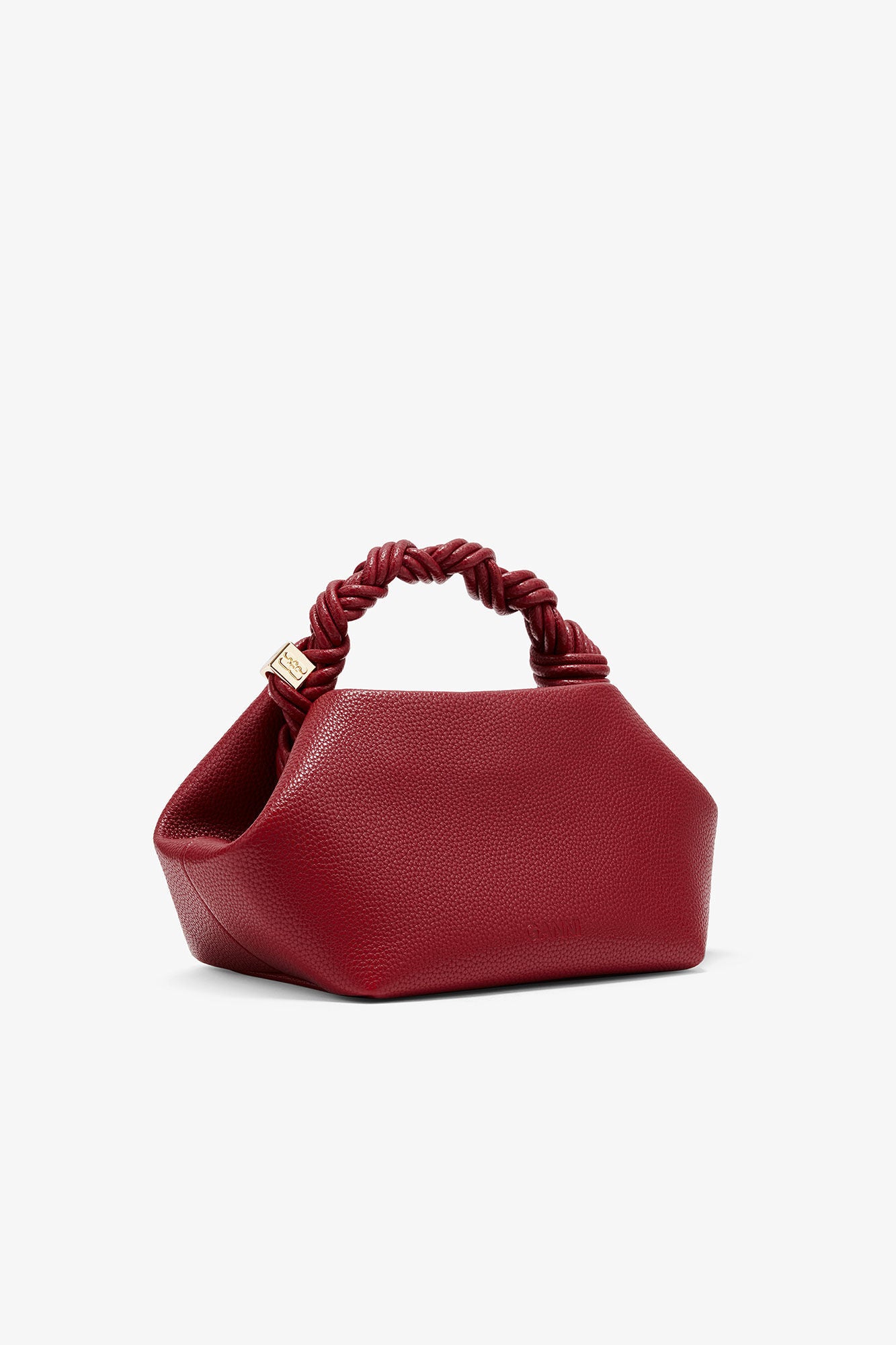 Red Dahlia Red Grained Small Bou Bag - GANNI