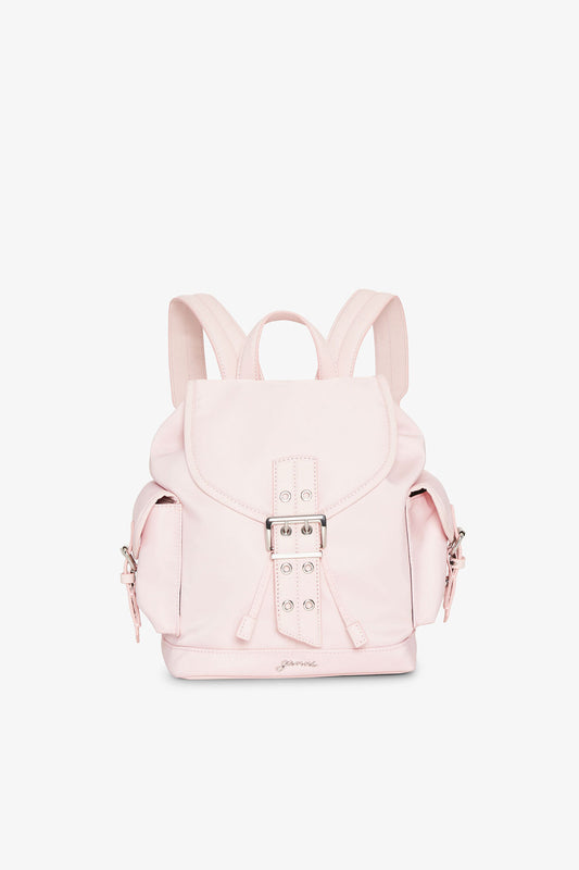 Chalk Pink Pink Small Bucky Backpack - GANNI