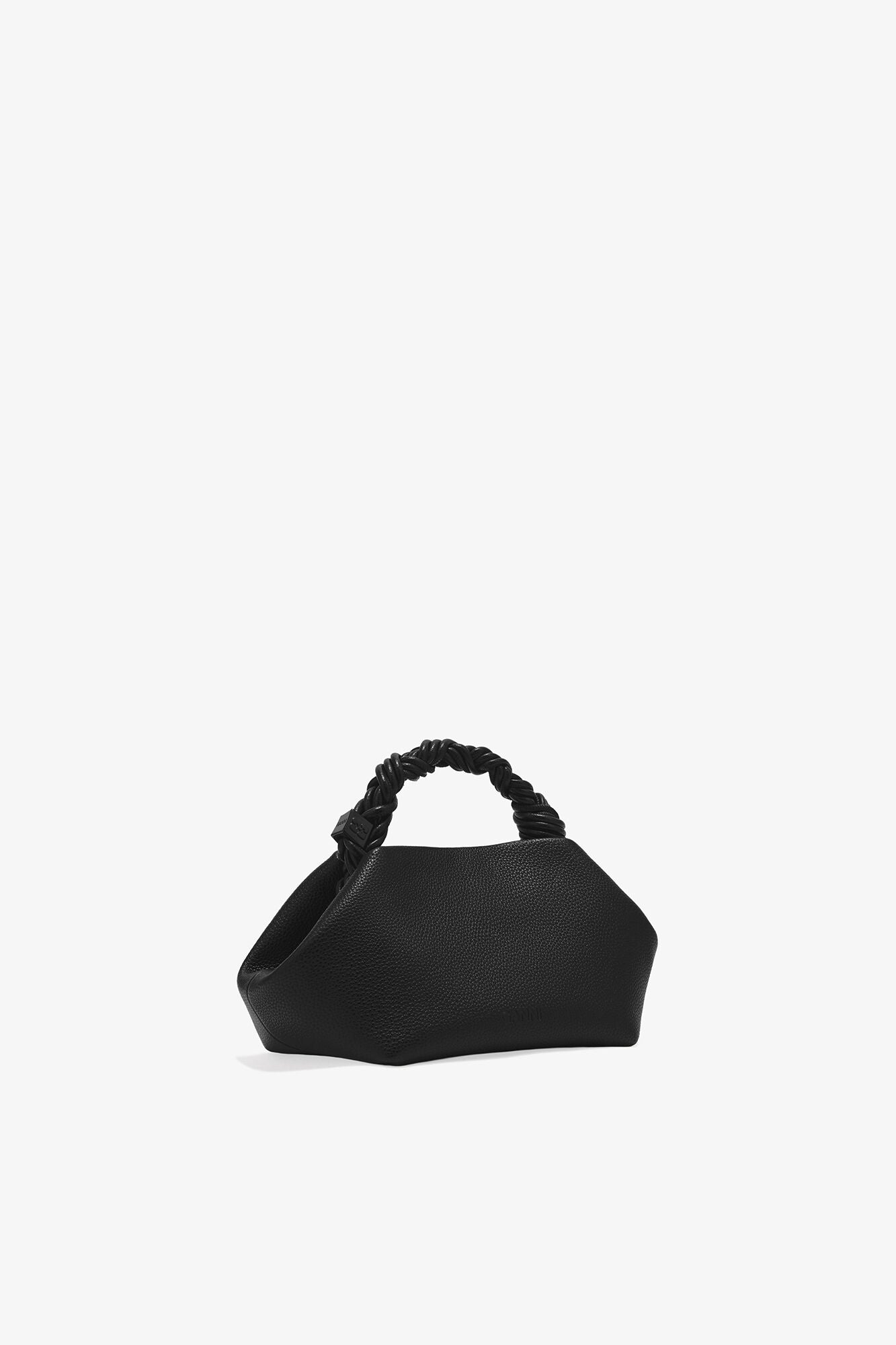 Black Black Grained Small Bou Bag - GANNI
